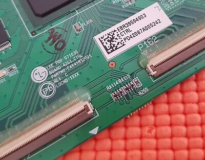 LVDS BOARD FOR LG TECHNIKA 42-502 42PG6010 42" PLASMA TV EAX41832901 EBR39594903