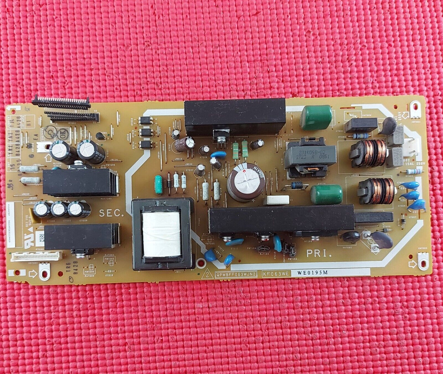 POWER SUPPLY BOARD FOR SHARP LC-32DH57E-BK TV KF063WE QPWBFF063WJN2