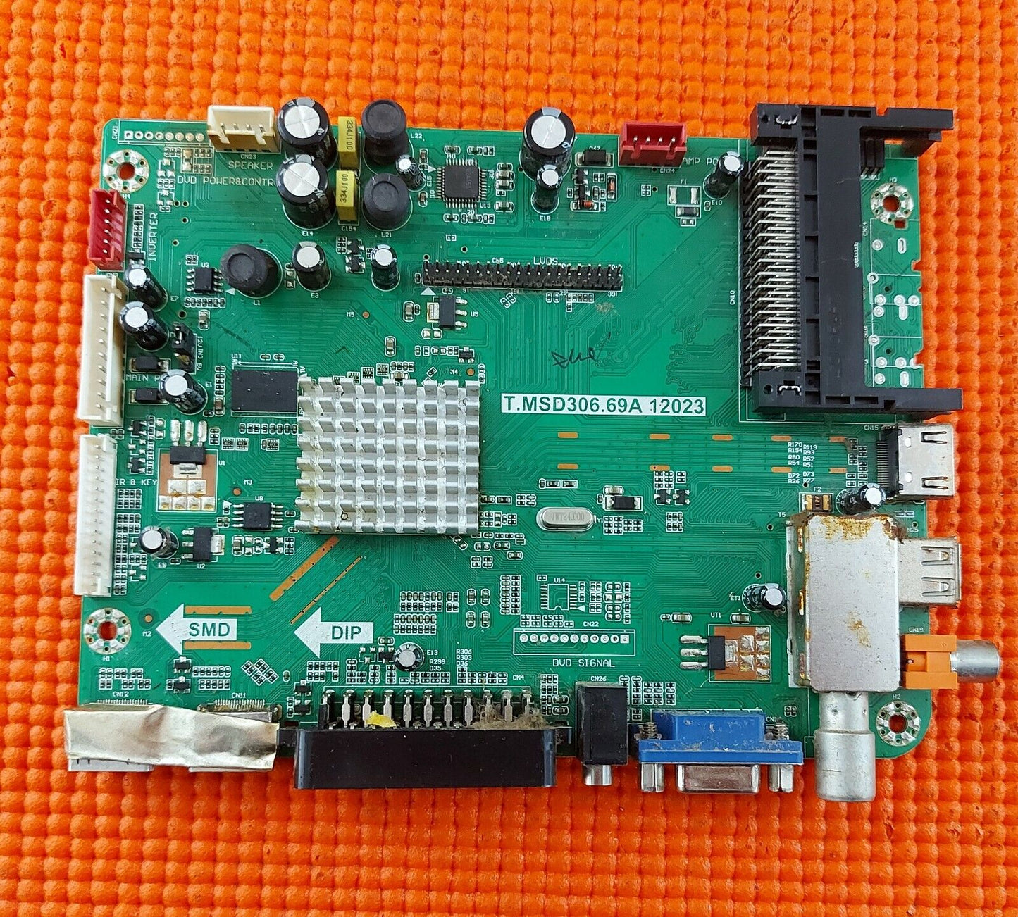 MAIN BOARD FOR UMC 39/210G 39" TV T.MSD306.69A 12023 A12081972 SCREEN V390HJ1