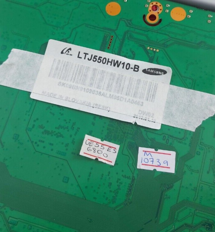 MAIN BOARD FR SAMSUNG UE55ES6800 TV BN41-01807A BN94-05857P SCREEN LT-J550HW10-B