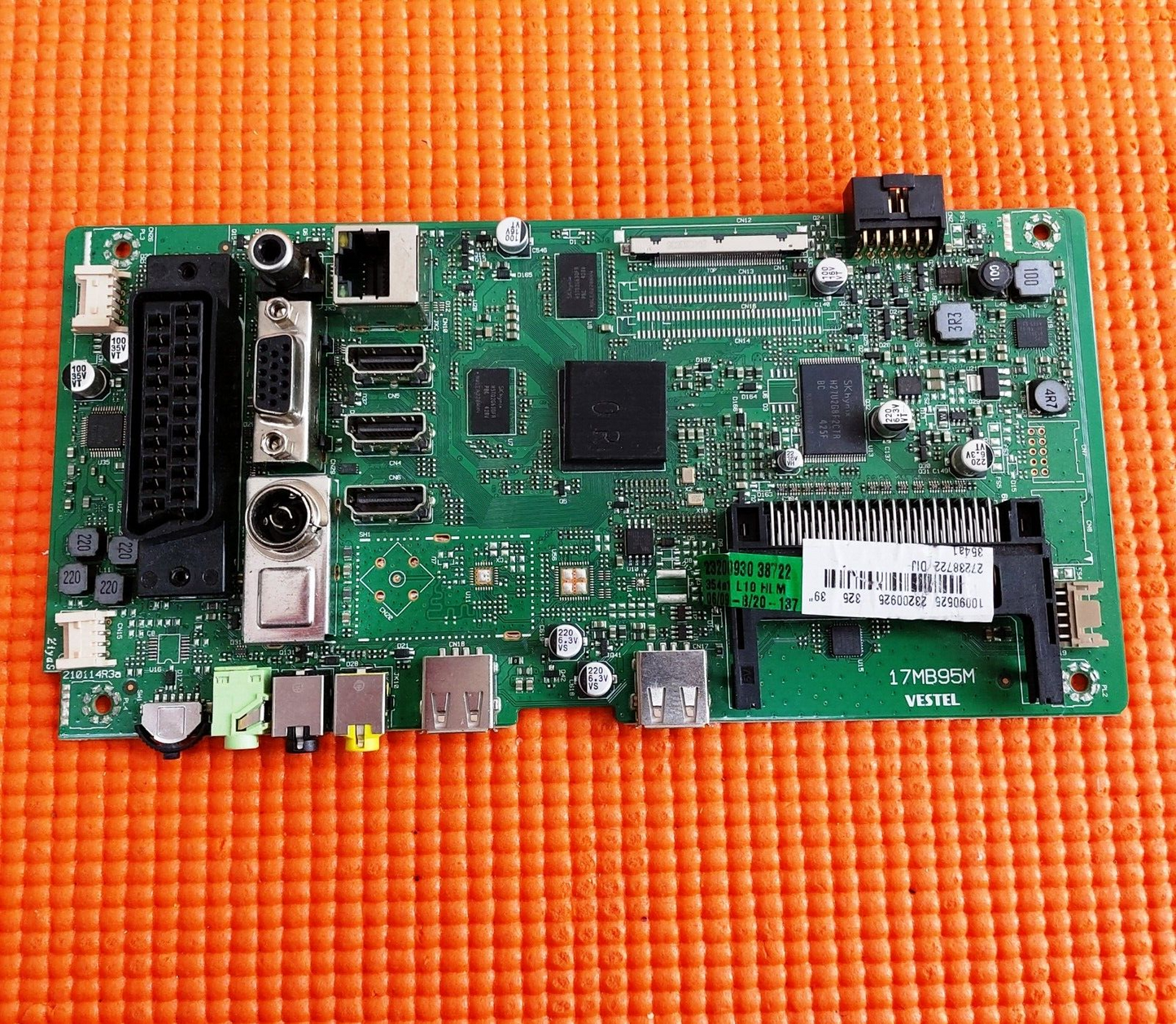 MAIN BOARD FOR JVC LT-39C740 39" LED TV 17MB95M 23200925 SCREEN T390HVN04.0