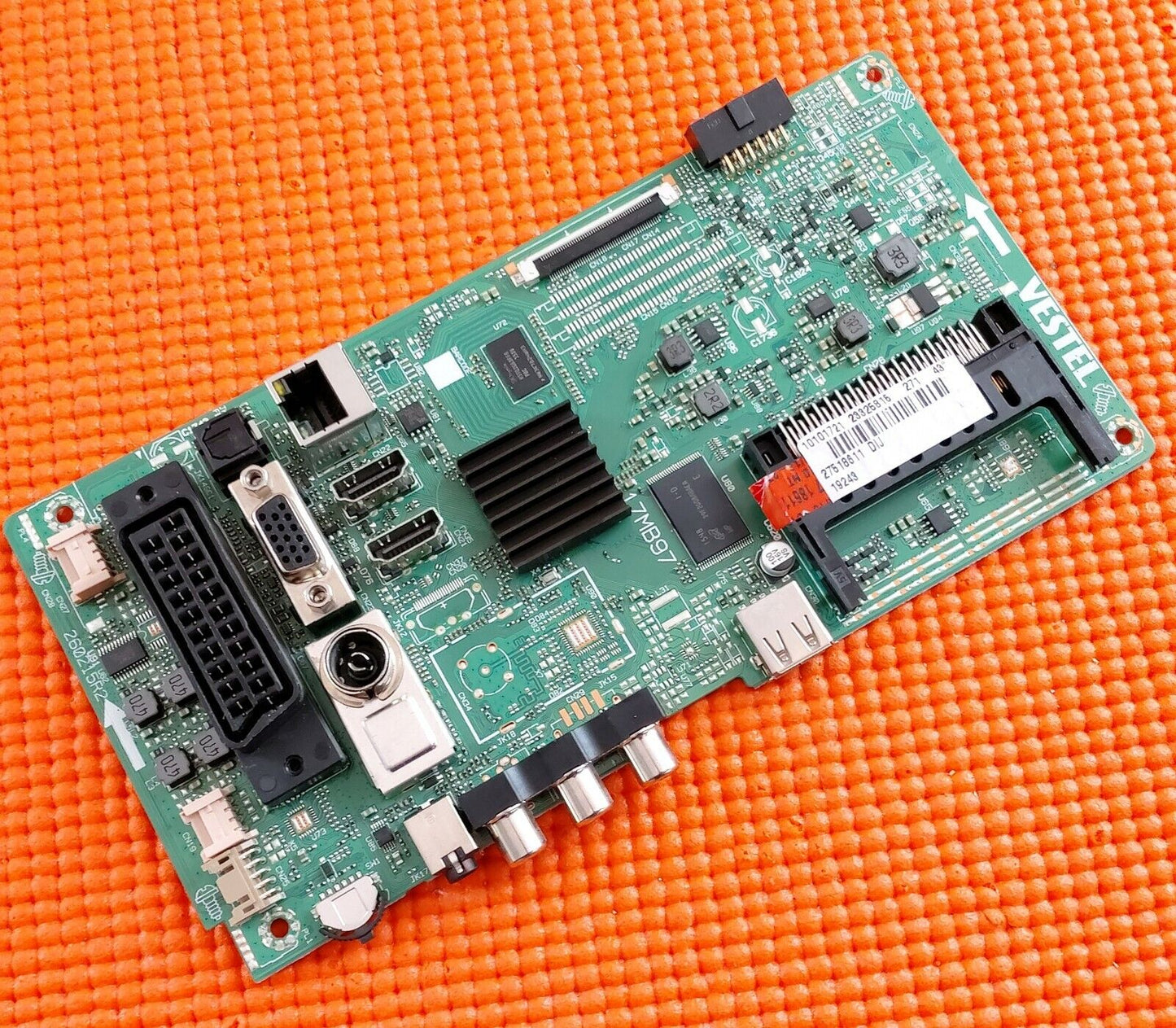 MAIN BOARD FR 43287FHDDLEDCNTD LUX0143001 43" TV 17MB97 23325815 SCREEN LC430DUY