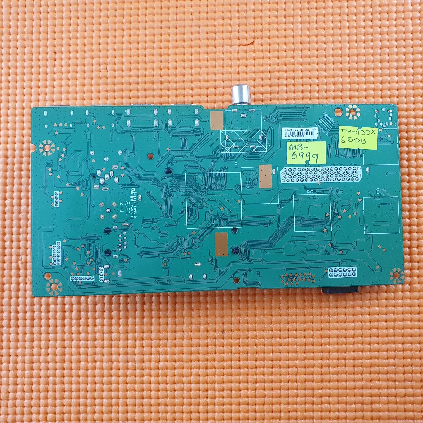 MAIN BOARD FOR PANASONIC TX-43JX600B TV 17MB180E 23734859 SCREEN LC430EQQ SM A3