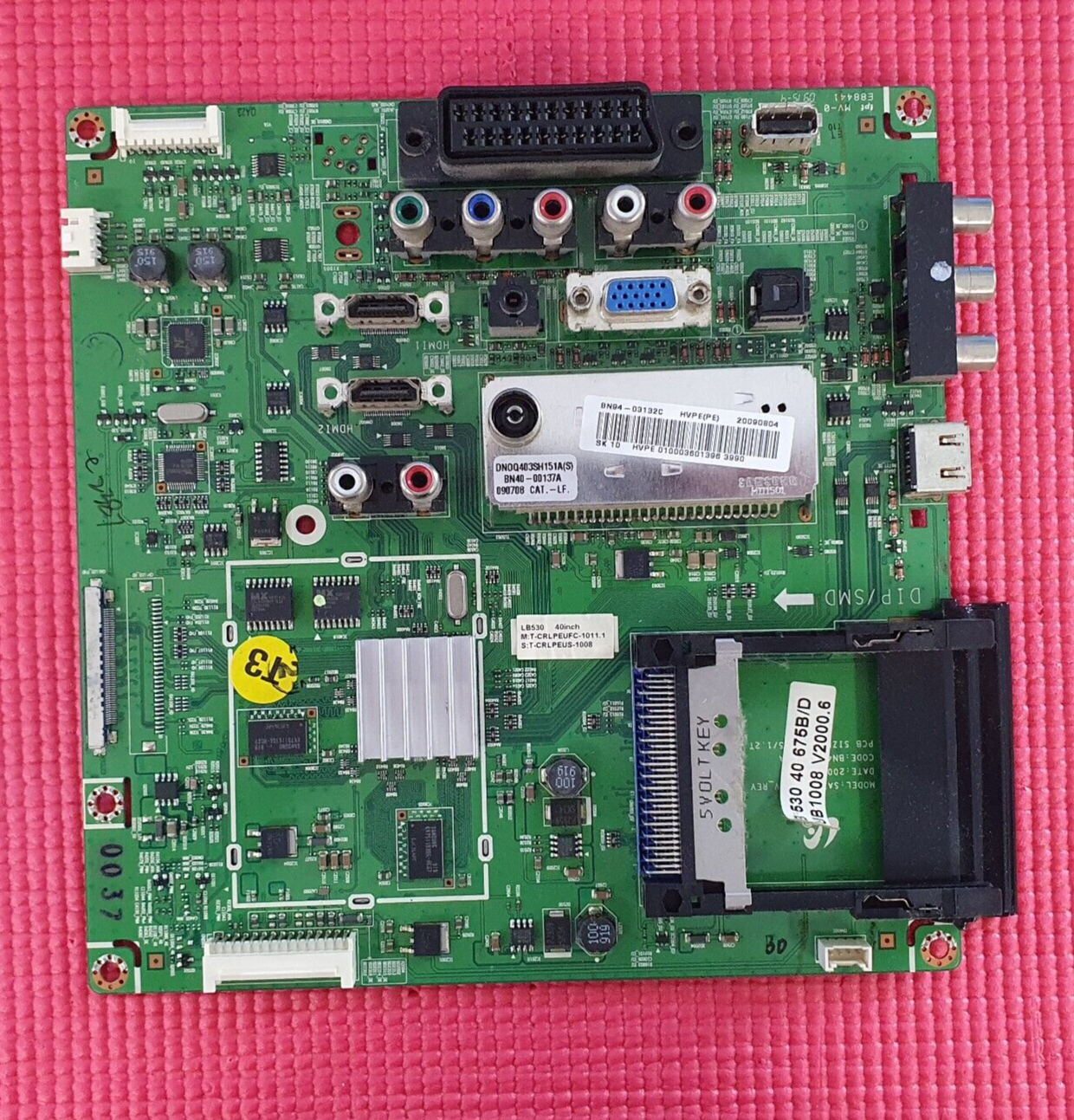 MAIN BOARD FOR SAMSUNG LE40B530P7W TV BN40-00137A BN94-03132C SCREEN LTF400HA08