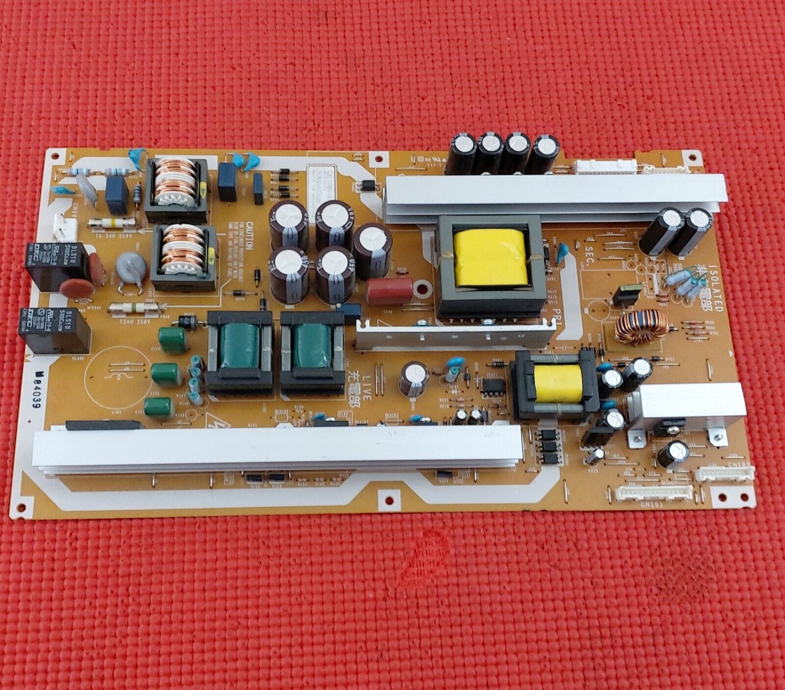 POWER BOARD FOR JVC LT-46DS9BJ LT-42DS9BJ TV QAL1086-001 MPF1911 PCPF0220