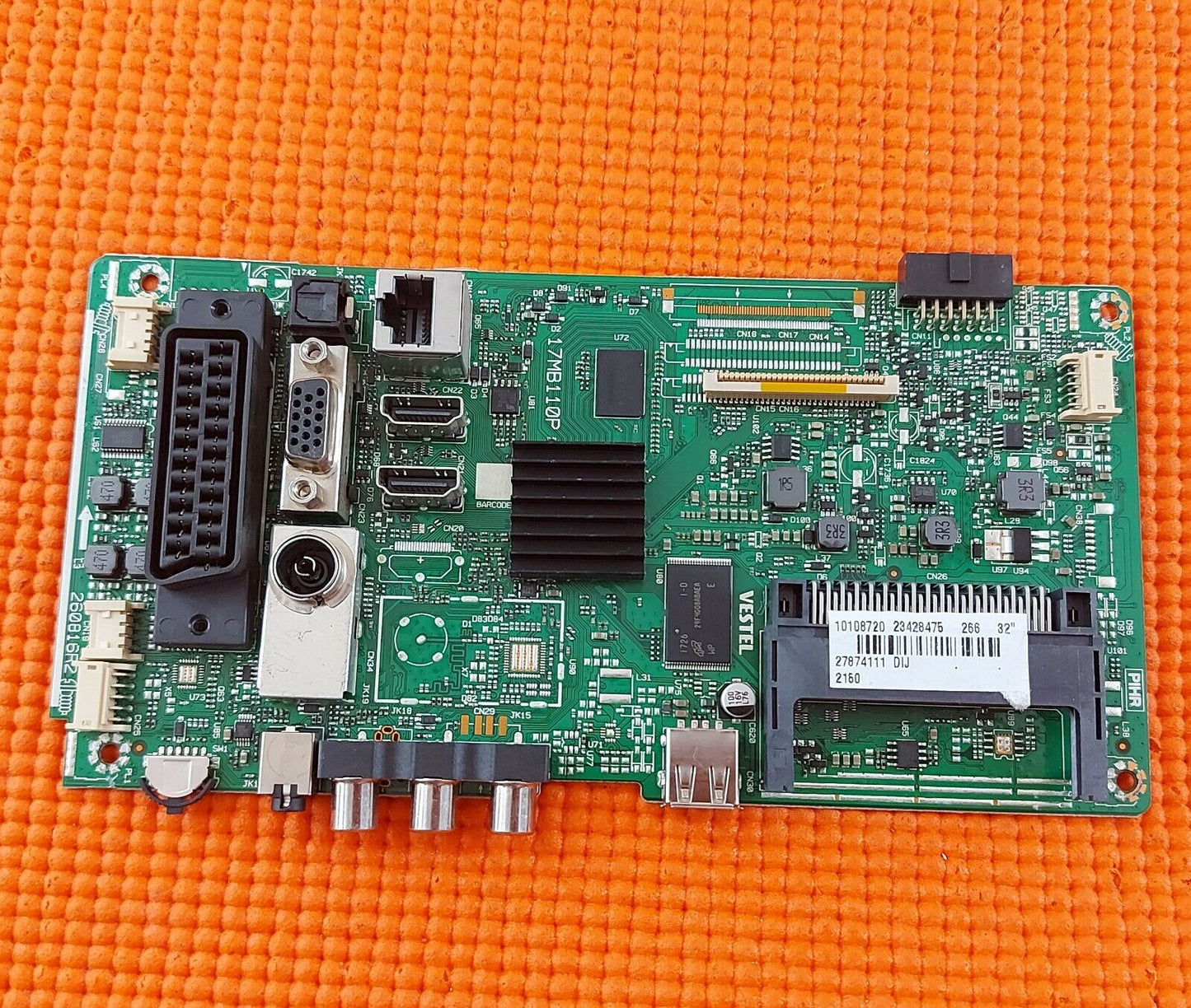 MAIN BOARD FOR JVC LT-32C675 32" LED TV 17MB110P 23428475 SCREEN LSC320AN09-001