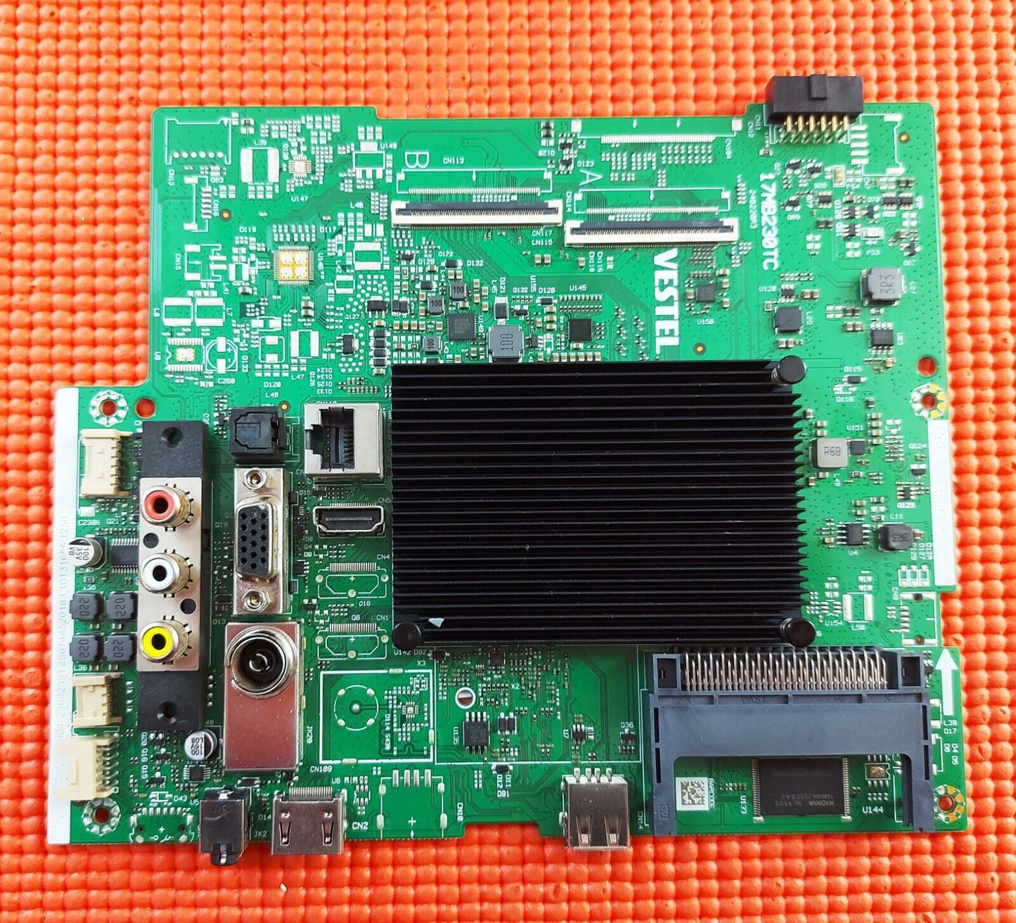 MAIN BOARD FOR BUSH 43552UHDHDRS 43" TV 17MB230TC 23682391 SCREEN HV430QUB-H10