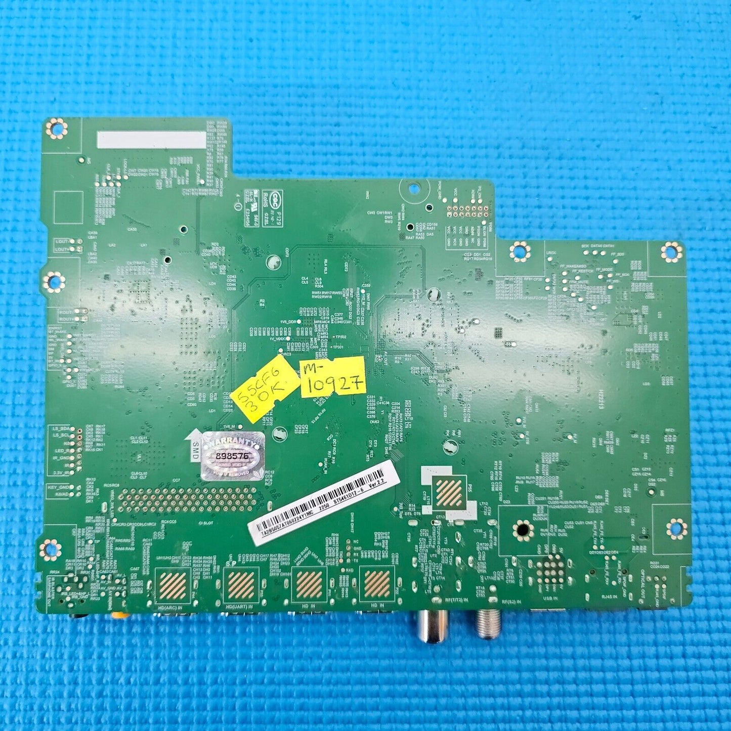 MAIN BOARD FOR TCL 55CF630K 55" LED TV TD.MT9020.781 1MST31A1 SCREEN ST5461D12-6