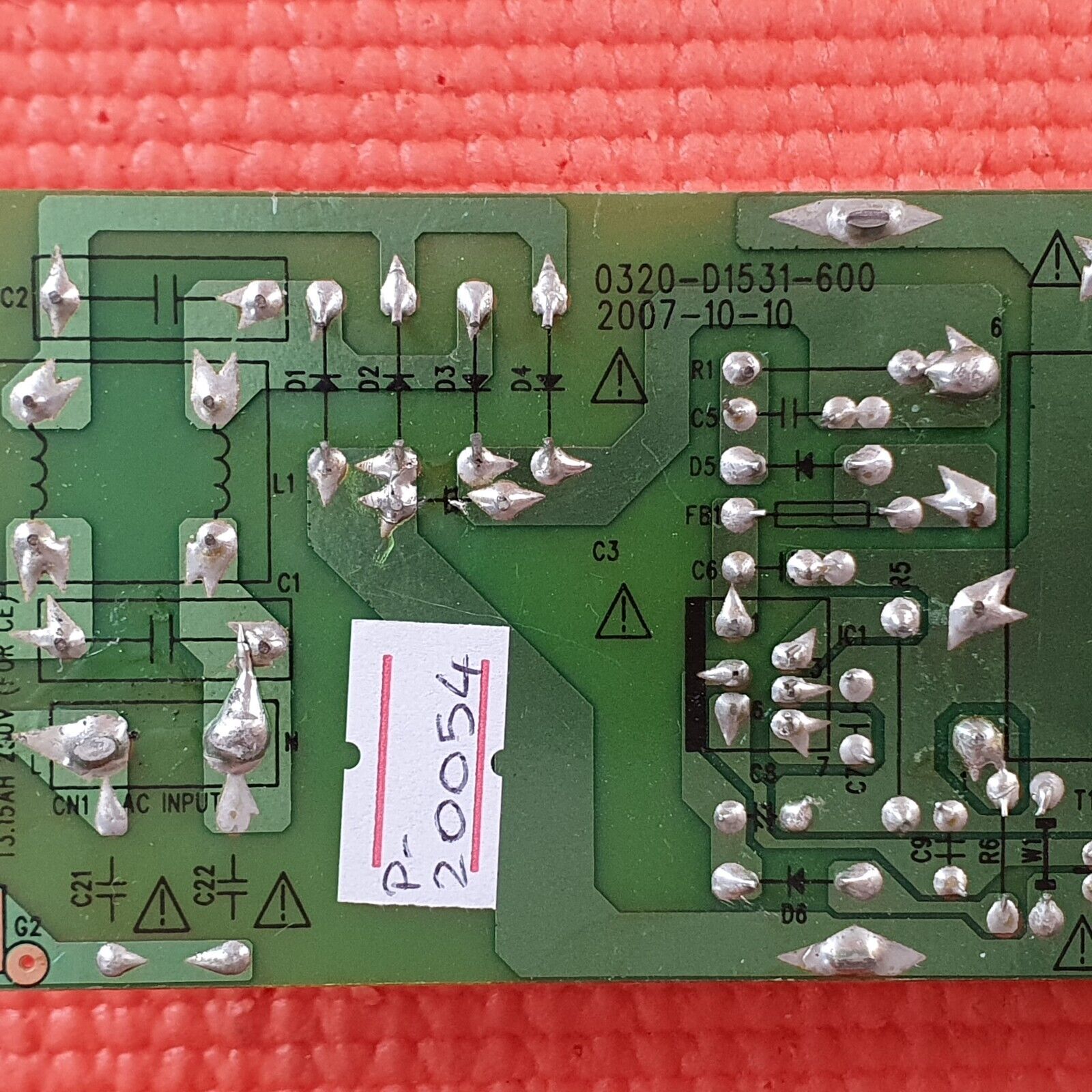 POWER SUPPLY BOARD PSU FOR ALBA LDVD1538WDCH MIKOMI LDVD1535 TV 0320-D1531-600