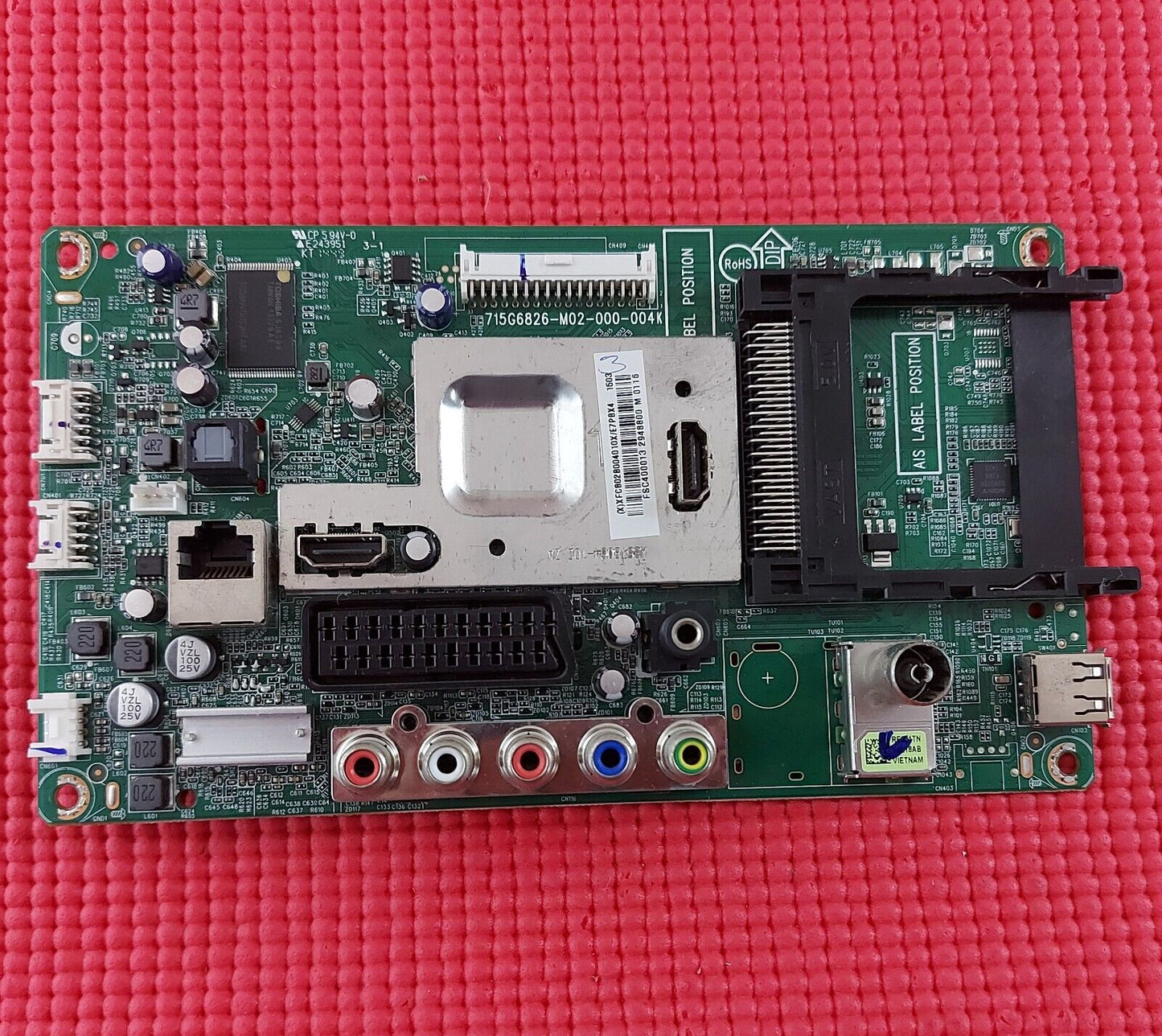 MAIN BOARD FOR SHARP LC-40LD271K TV 715G6826-M02-000-004K SCREEN V400HJ6-PE1