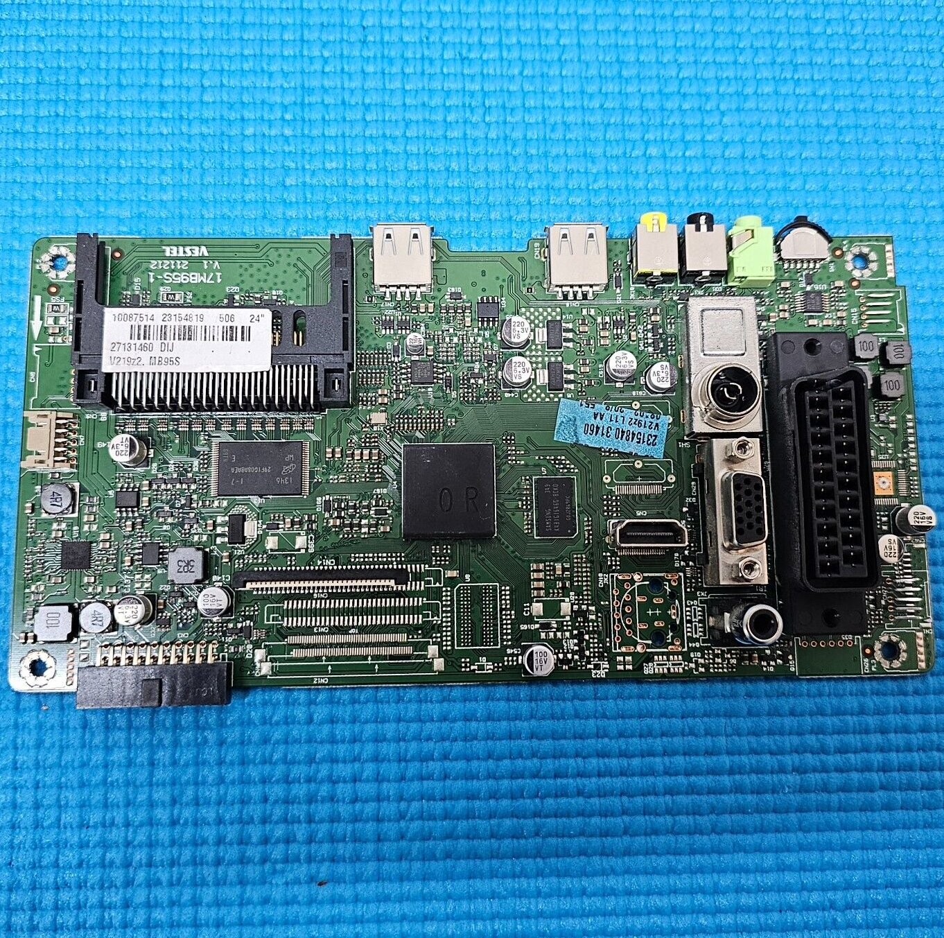 MAIN AV BOARD FOR TOSHIBA 24D1433DB 24" LED TV 17MB95S-1 23154819 SCREEN V236BJ1