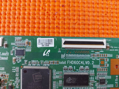 LVDS BOARD FOR TOSHIBA 46XV555D 46" TV FHD60C4LV0.2 LJ94-02307C