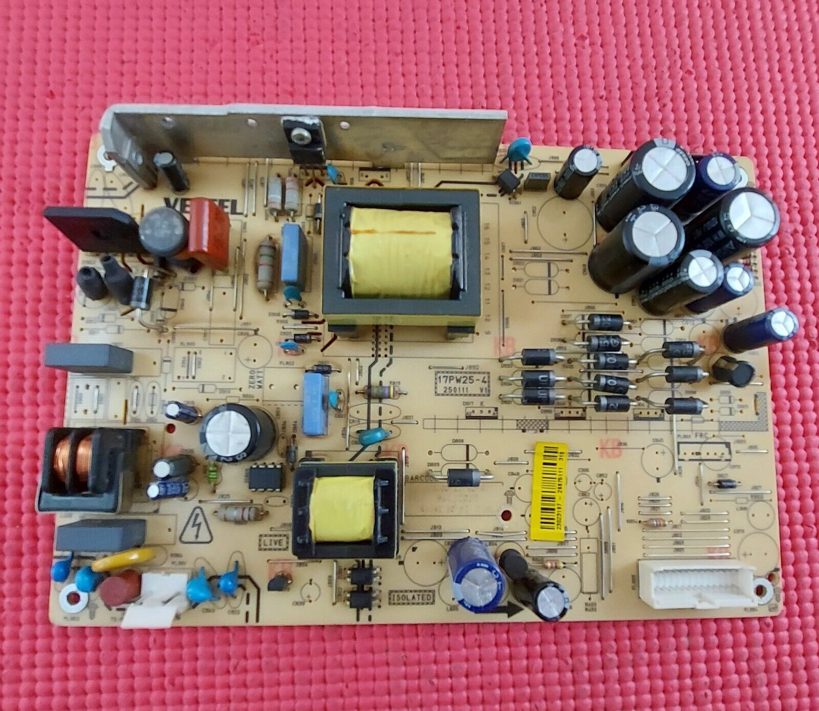 POWER BOARD FOR TOSHIBA 32BV702B 32DV504B 32" TV 17PW25-4 250111 V1 23023197