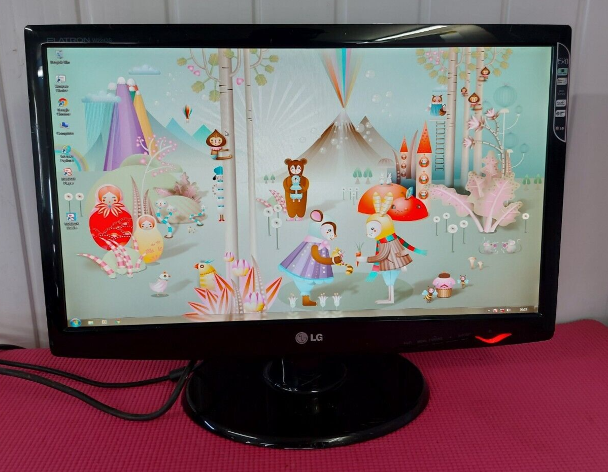 LG FLATRON W2243S-PF 22" FULL HD 1080P LCD MONITOR VGA WITH STAND