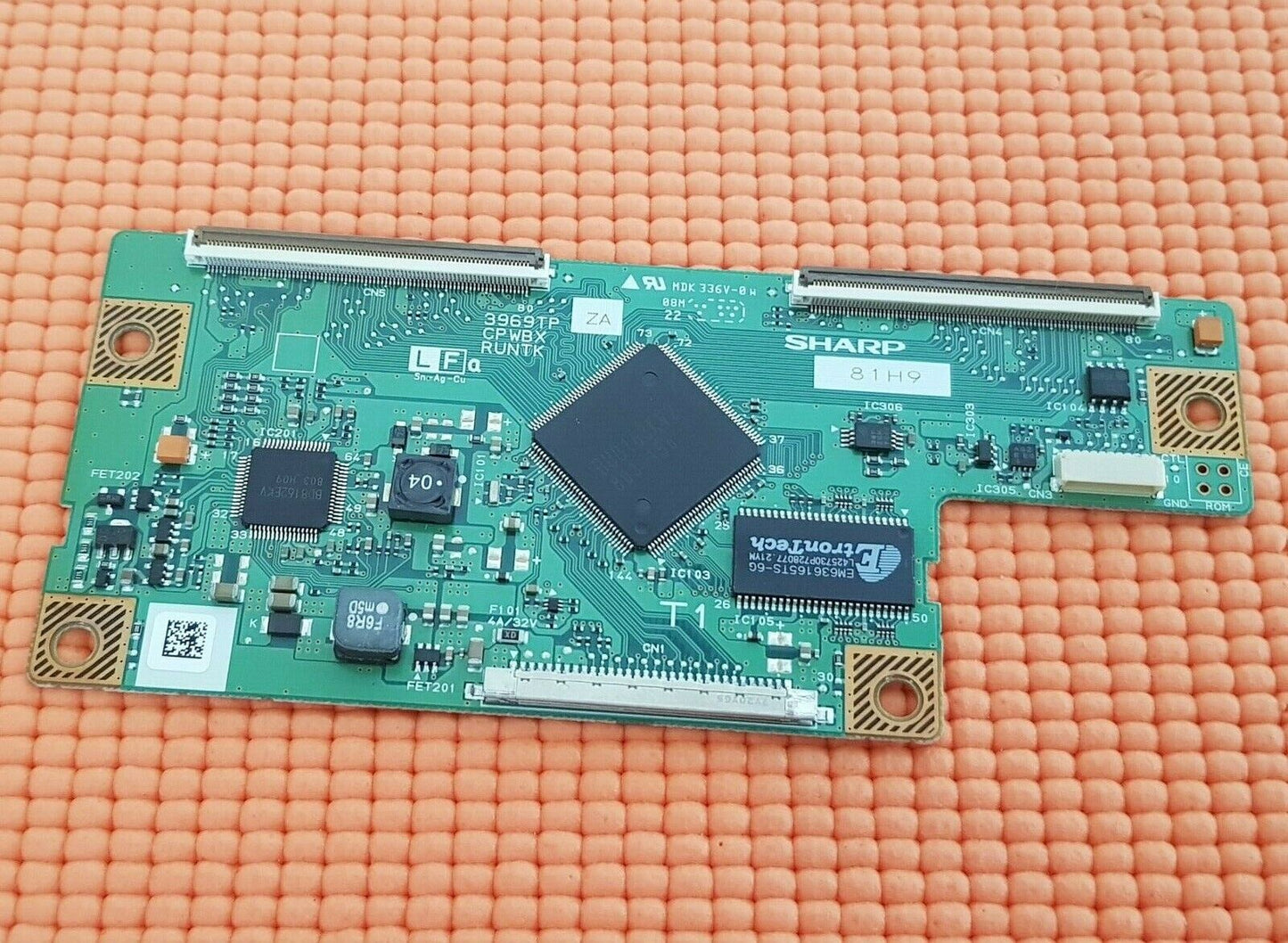 LVDS BOARD FOR TOSHIBA 32AV554DB 32LG3000 32" LCD 3969TP CPWBX RUNTK ZA