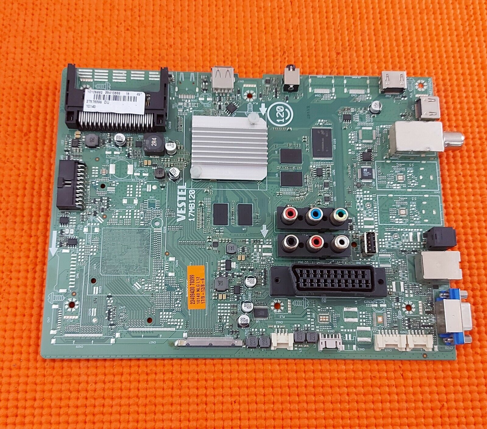 MAIN BOARD FOR TECHWOOD 49AO4USB 49A04USB 49" TV 23410688 17MB120 SCR LSC490FN02