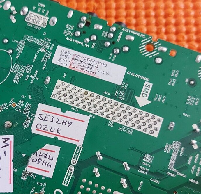 MAIN BOARD FOR SEIKI SE32HY02UK TV TP.SIS231.PT751 SY14482 SCREEN LSC320PUWTH