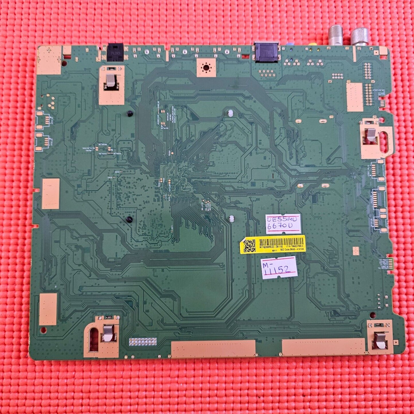 MAIN BOARD FOR SAMSUNG UE55MU6670U TV BN41-02568A BN94-11917K SCREEN T550QVR08.4