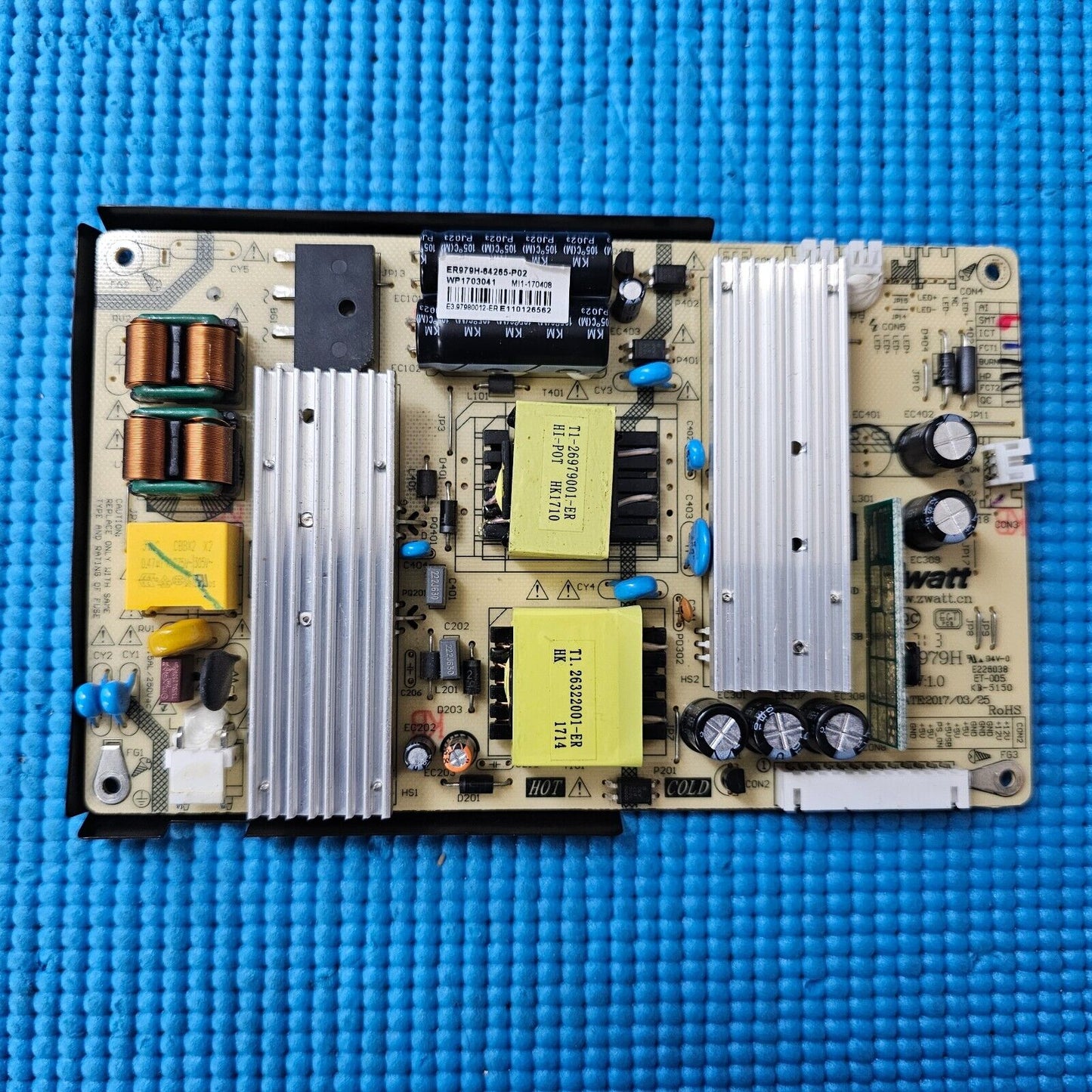 POWER SUPPLY BOARD FOR CELLO C40229ANSMT CURVE LED 40" TV ER979H-64265-P02