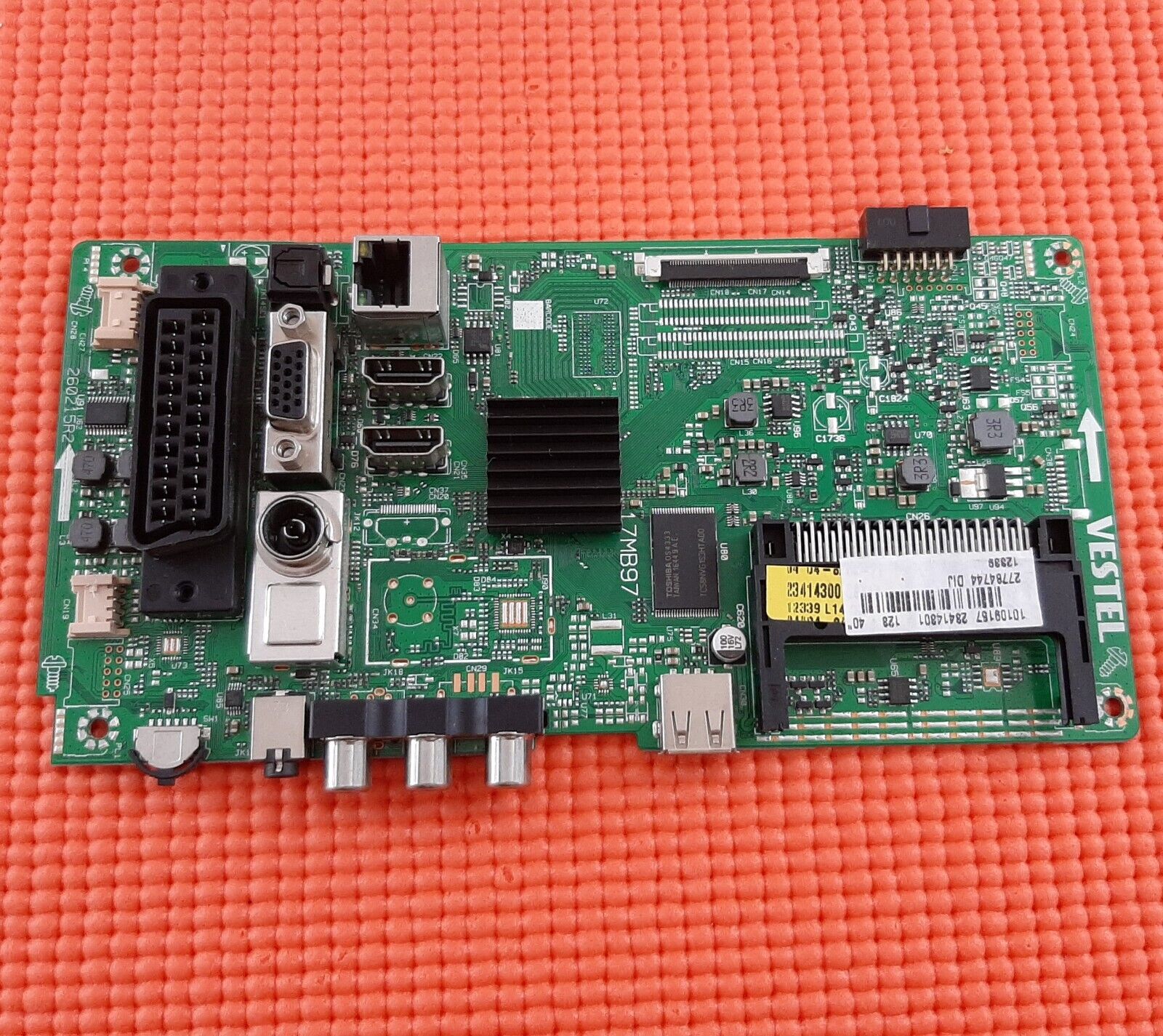 MAIN AV BOARD FOR DIGIHOME DIGI40FHD286T2 TV 17MB97 23414301 SCREEN V400HJ6-PE1