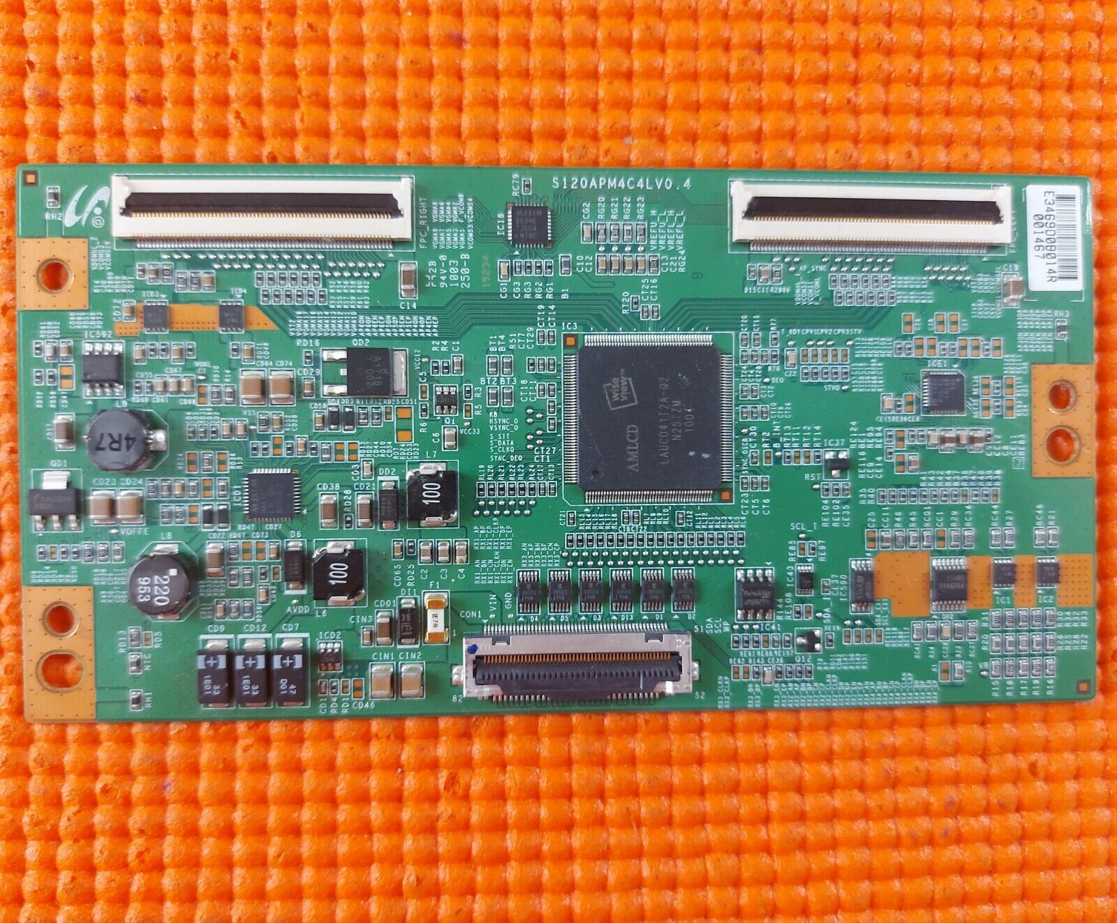 LVDS BOARD FOR SAMSUNG UE40C6000RK 40" TV S120APM4C4LV0.4 LJ94-03469D