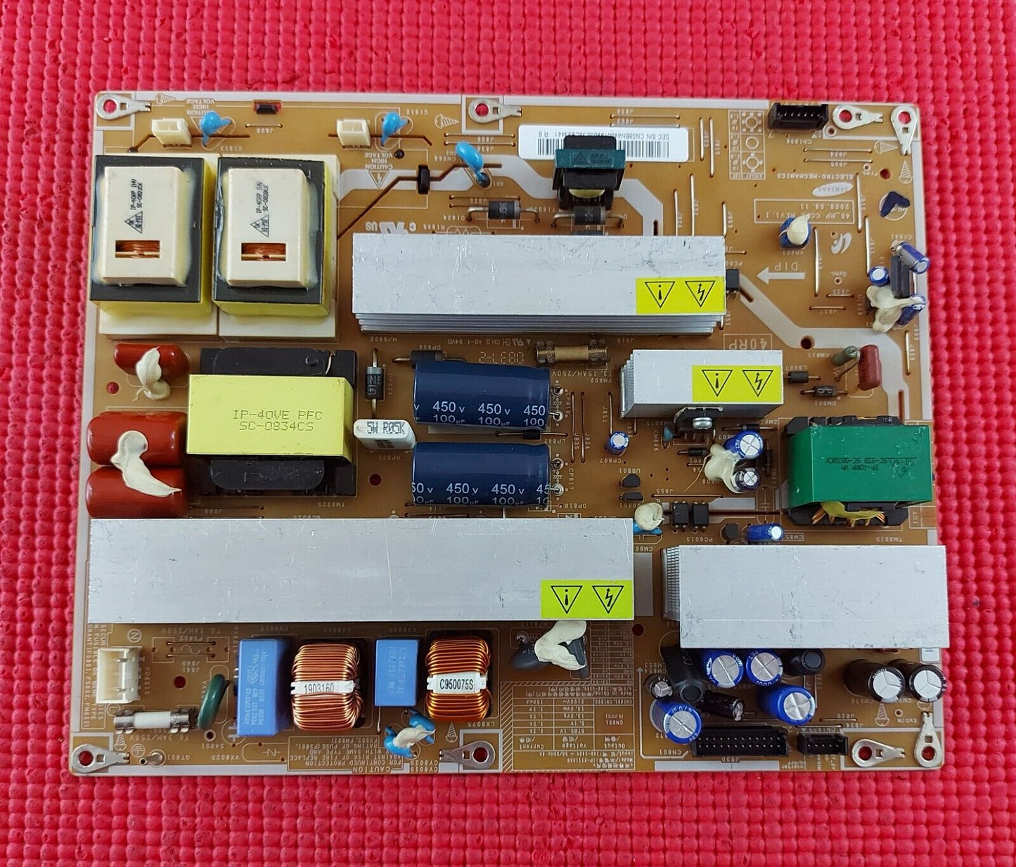 POWER SUPPLY BOARD FOR SAMSUNG LE40A457C1D LE40A456C2D TV BN44-00199B IP-211135B