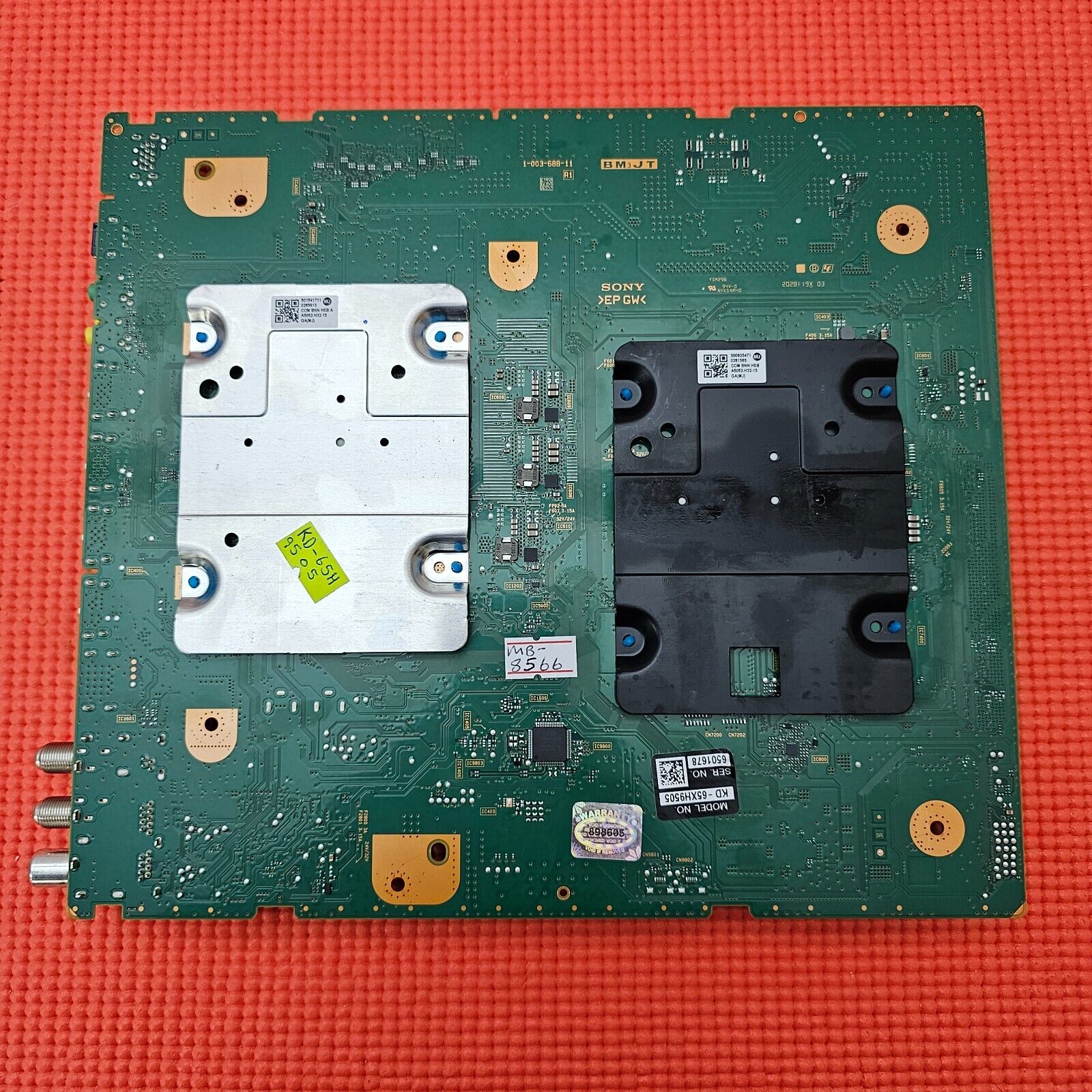 MAIN AV BOARD FOR SONY KD-65XH9505 65" LED TVS YA03133AA 1-003-688-11