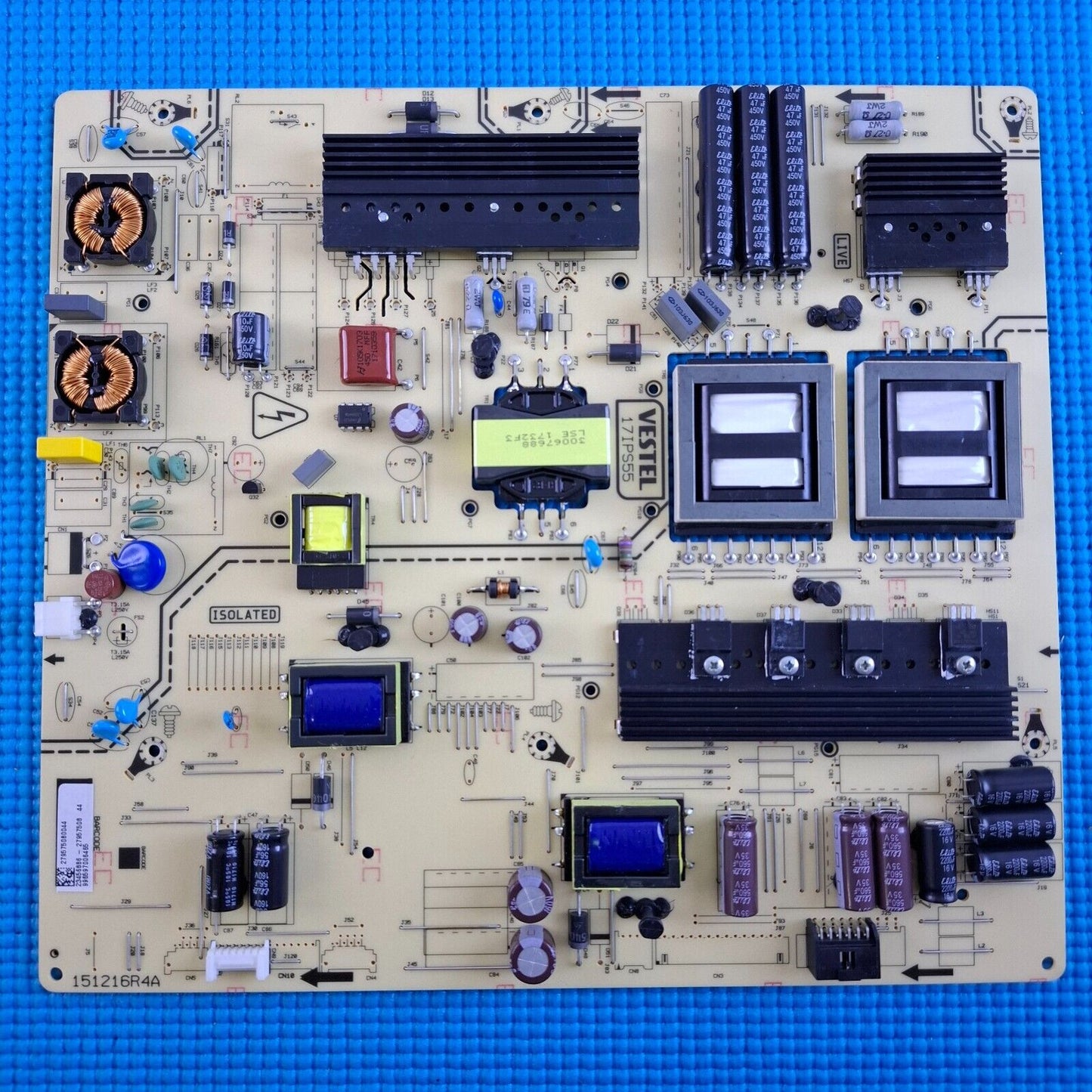 POWER SUPPLY BOARD FOR PHILIPS 65HFL2879T/12 65" LED TV 17IPS55 23456886