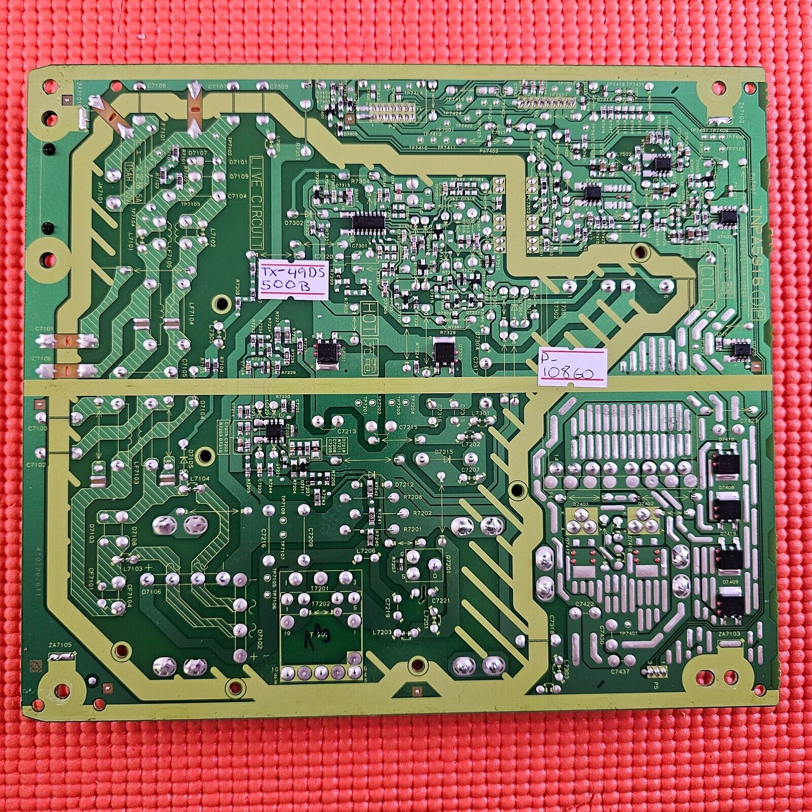 POWER SUPPLY BOARD FOR PANASONIC TX-49DS500B 49" TV TNPA5916 1 P TXN/P1LGVB