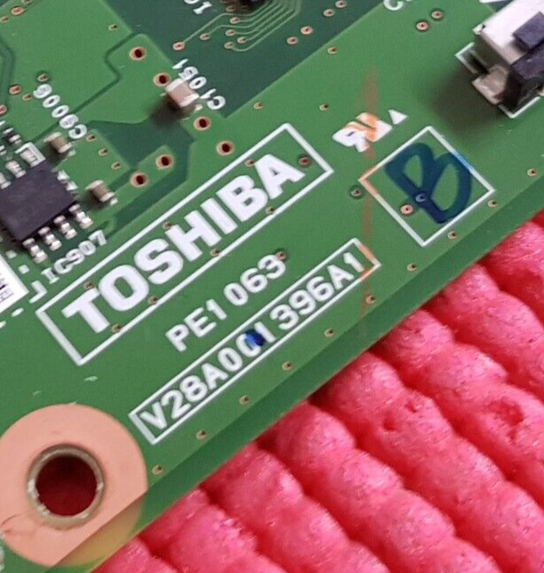 MAIN BOARD FOR TOSHIBA 46TL963 40TL963 TV PE1063 V28A001396A1 B SCR LTA460HW04