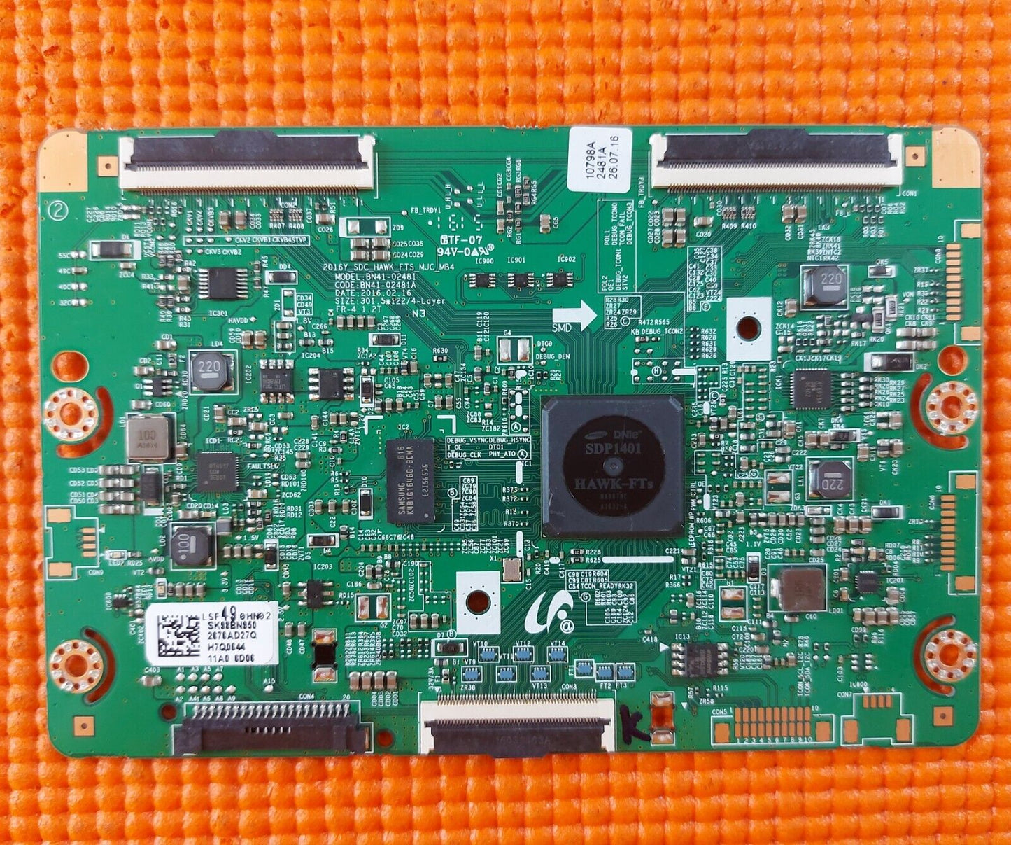 LVDS TCON BOARD FOR SAMSUNG UE55K6300AK 55" LED TV BN41-02481A BN95-02677A