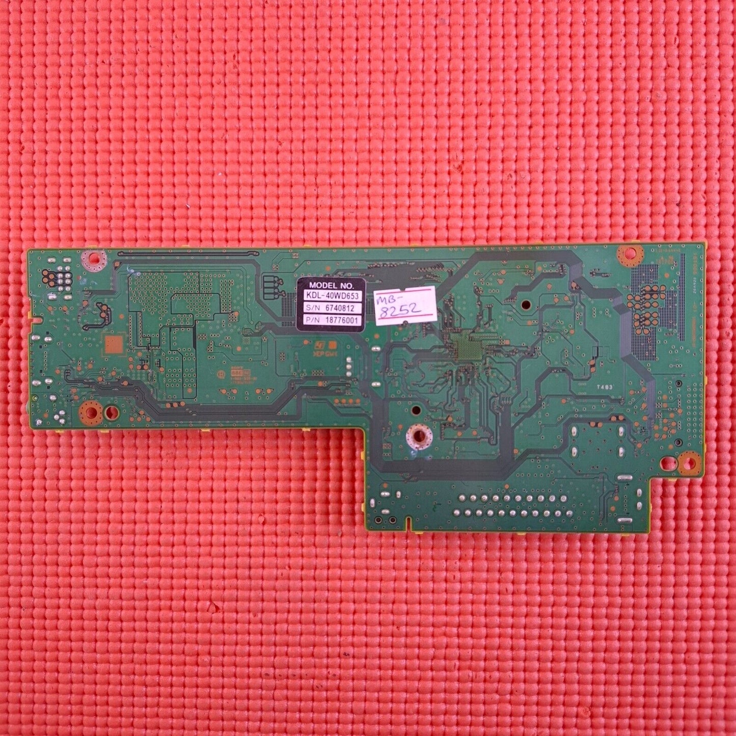 MAIN BOARD FOR SONY KDL-40WD653 40" TV A2103241D 1-980-335-22 SCREEN LSY400HN01