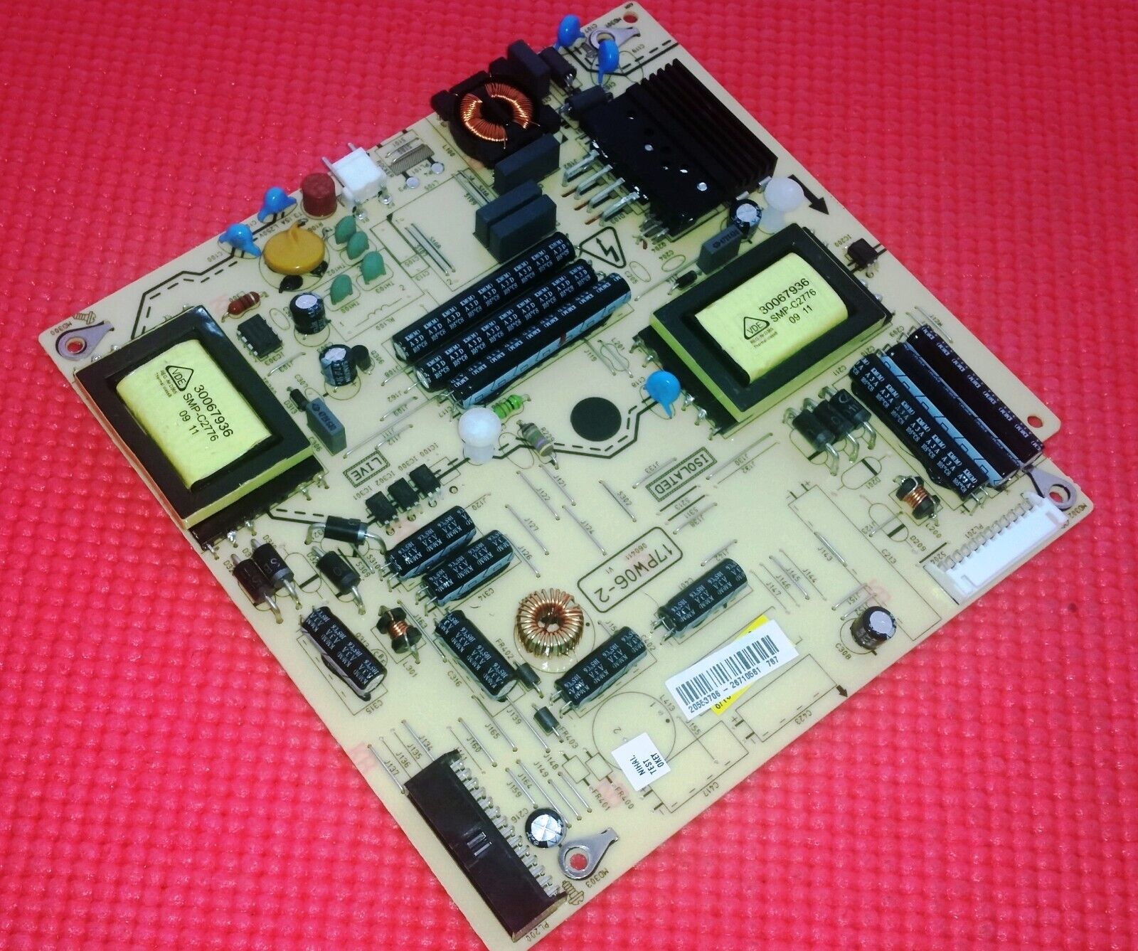 POWER SUPPLY BOARD FOR TOSHIBA 26DL834B 26" LED TV 17PW06-2 20553706