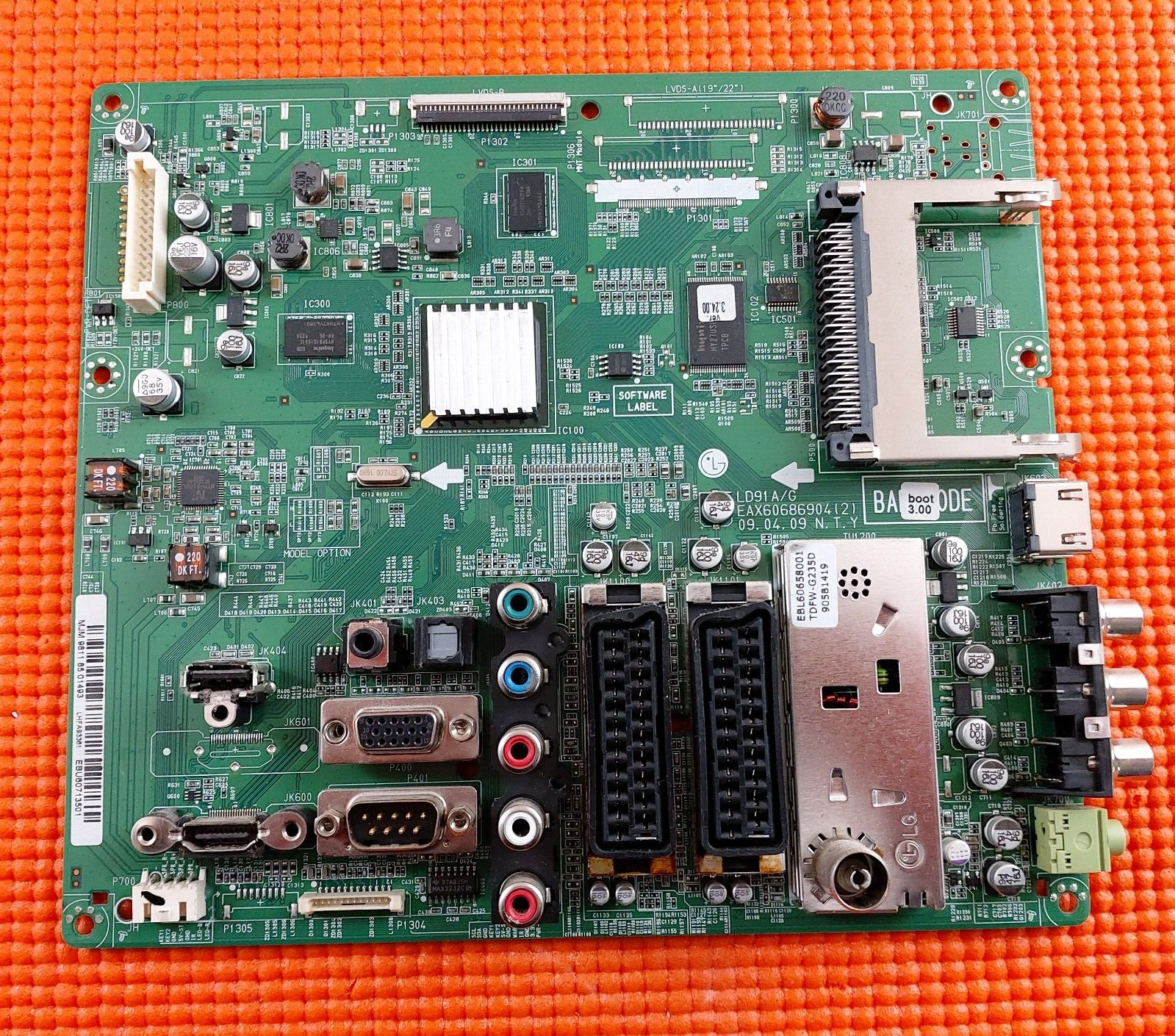 MAIN AV BOARD FOR LG 32LH2000 32" TV EAX60686904 EBU60713501 SCREEN LK315T3LA57