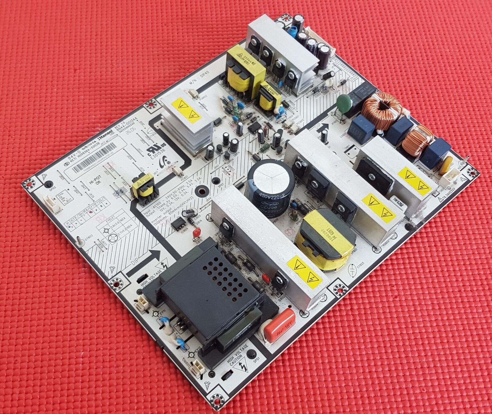 POWER SUPPLY BOARD FOR SAMSUNG LE40R73BD LE40R74BD TV HU09364-5003 BN44-00134A