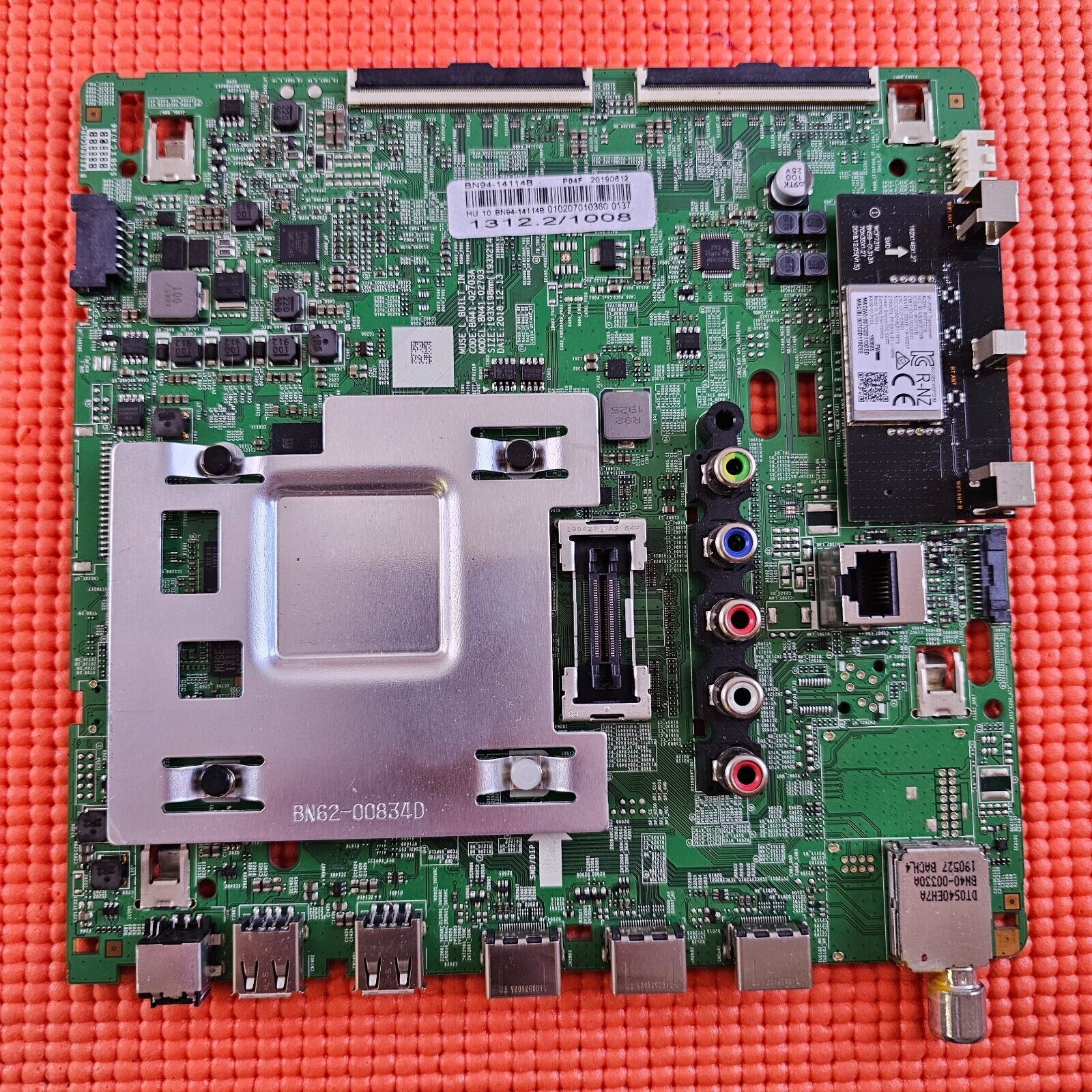 MAIN BOARD FOR SAMSUNG UE65RU7300 TV BN41-02703A BN94-14114B SCREEN T650QVR07.2