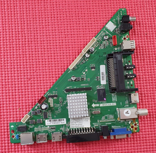 MAIN BOARD FOR BAUHN B55-63FHDF 55" TV T.MS6308.801 B15072445 SCRN ST5461B05-2