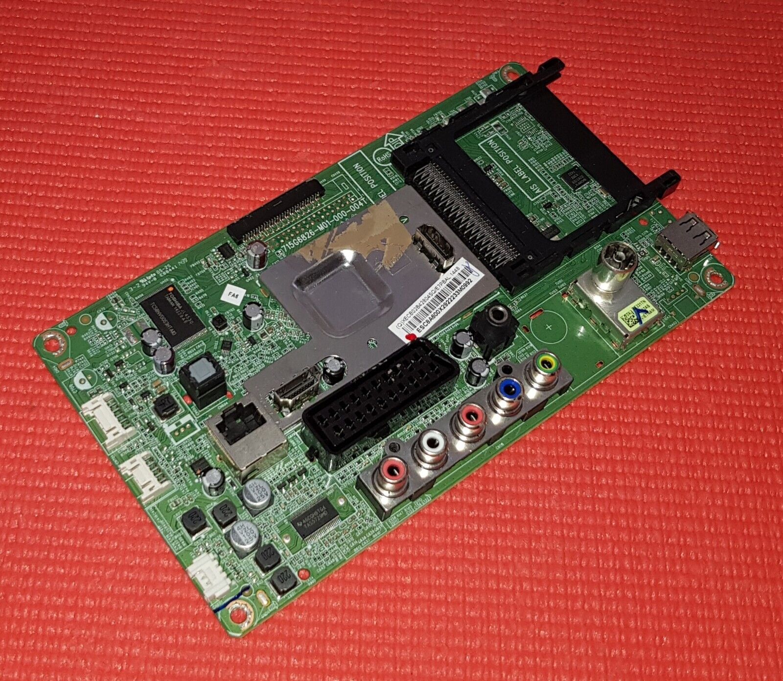 MAIN BOARD FOR SHARP LC-24LD171K 24" TV 715G6826-M01-000-004T XECB02B42804SQ