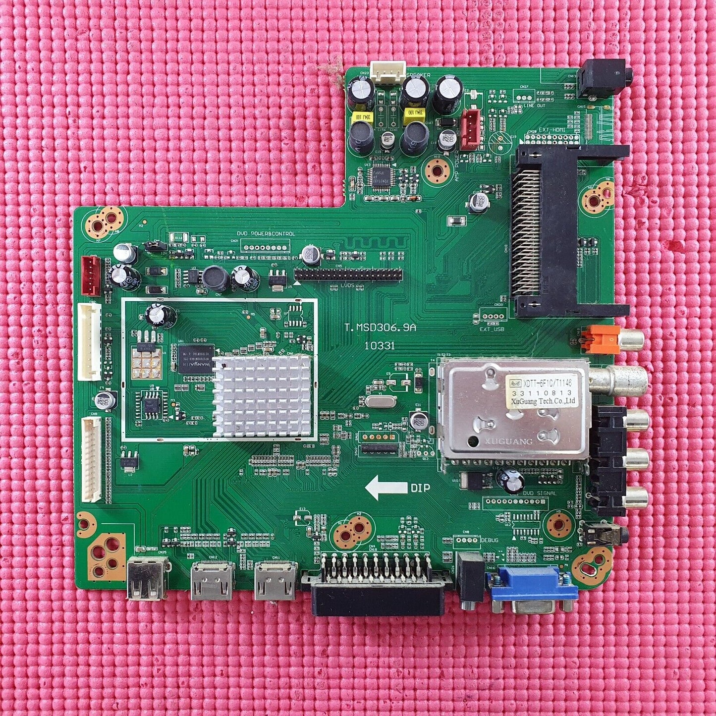 MAIN BOARD FOR BUSH BLCD26H8 26" LED TV T.MSD306.9A SCREEN T460XW04V.7