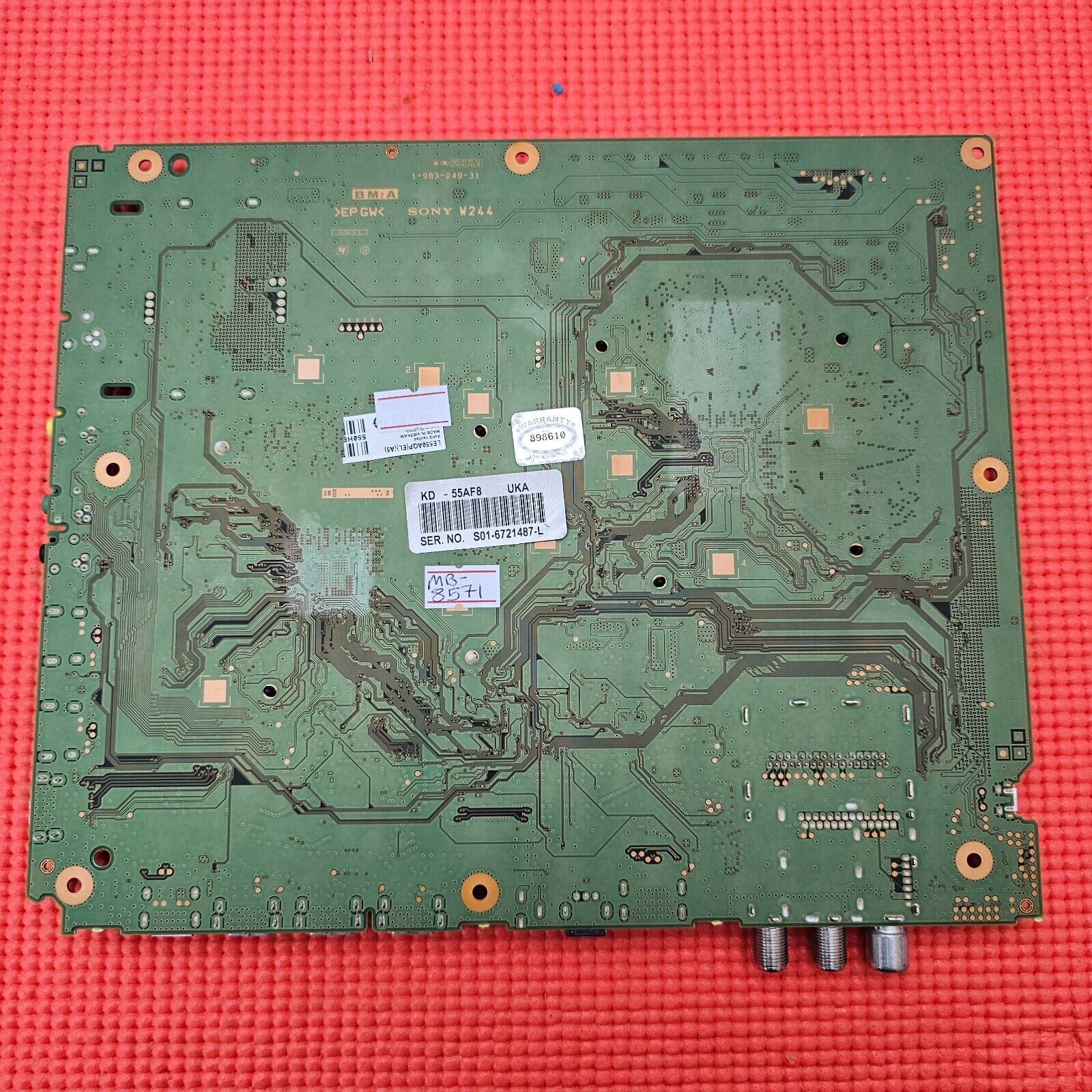 MAIN BOARD FOR SONY KD-55AF8 TV YA03045AB 1-983-249-31 SCREEN LE550AQP (EL)(A5)