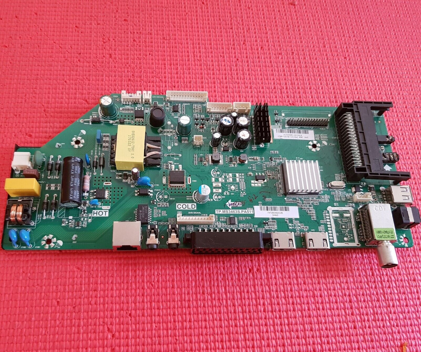 MAIN BOARD FOR TECHNIKA 24F22B-HD DVD 2362240 TV TP.MS3463S.PA511 V236BJ1-LE2