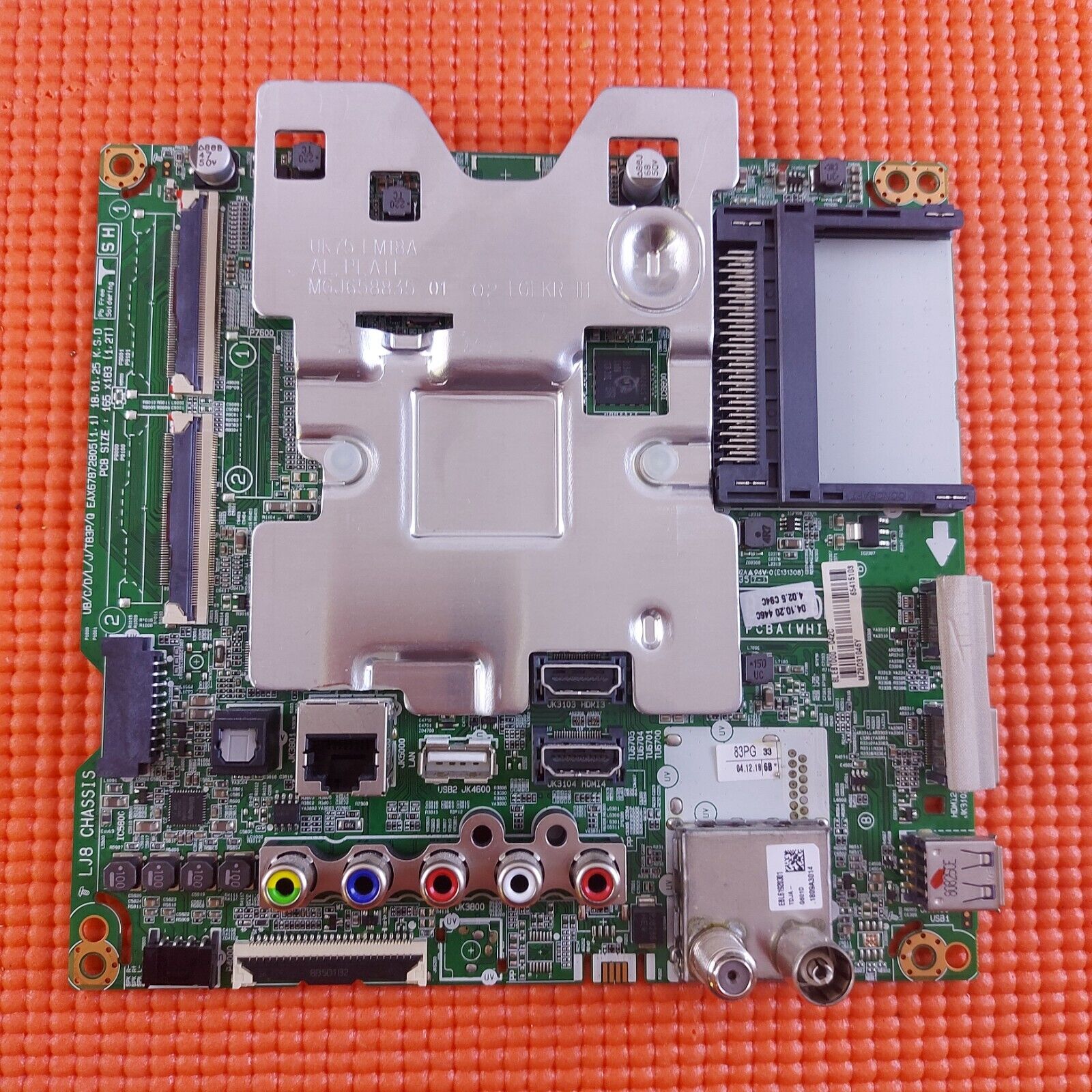 MAIN BOARD FOR LG 55UK6950PLB 55" TV EAX67872805 EBT65415103 SCREEN HV550QUB-N4D