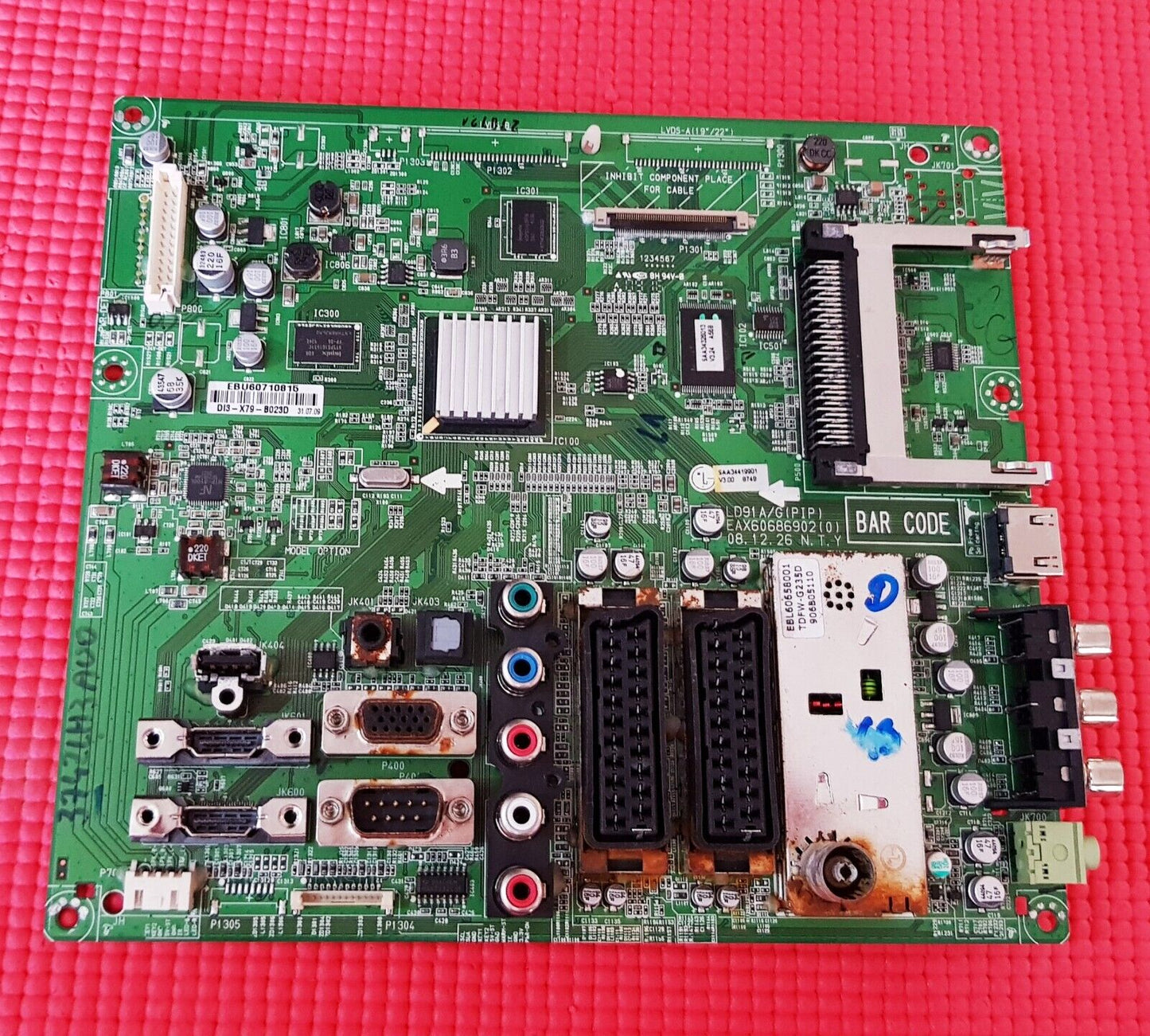 MAIN AV BOARD FOR LG 37LH3000 42LH3000 TV EAX60686902 EBU60710815