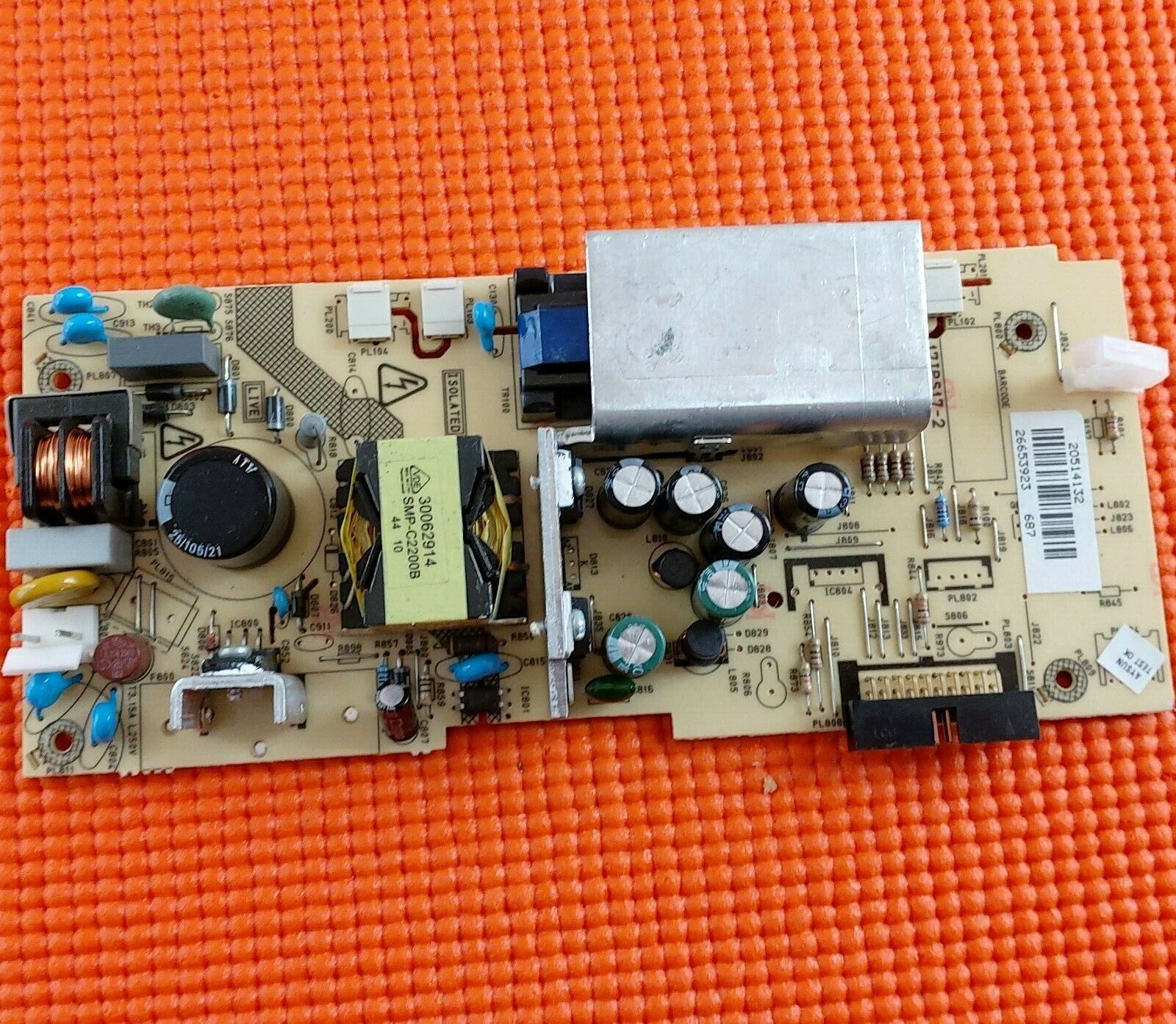 POWER BOARD FOR ALBA LCD22880HDF TECHNIKA 22-830 HITACHI L22HP04U TV 17IPS17-2