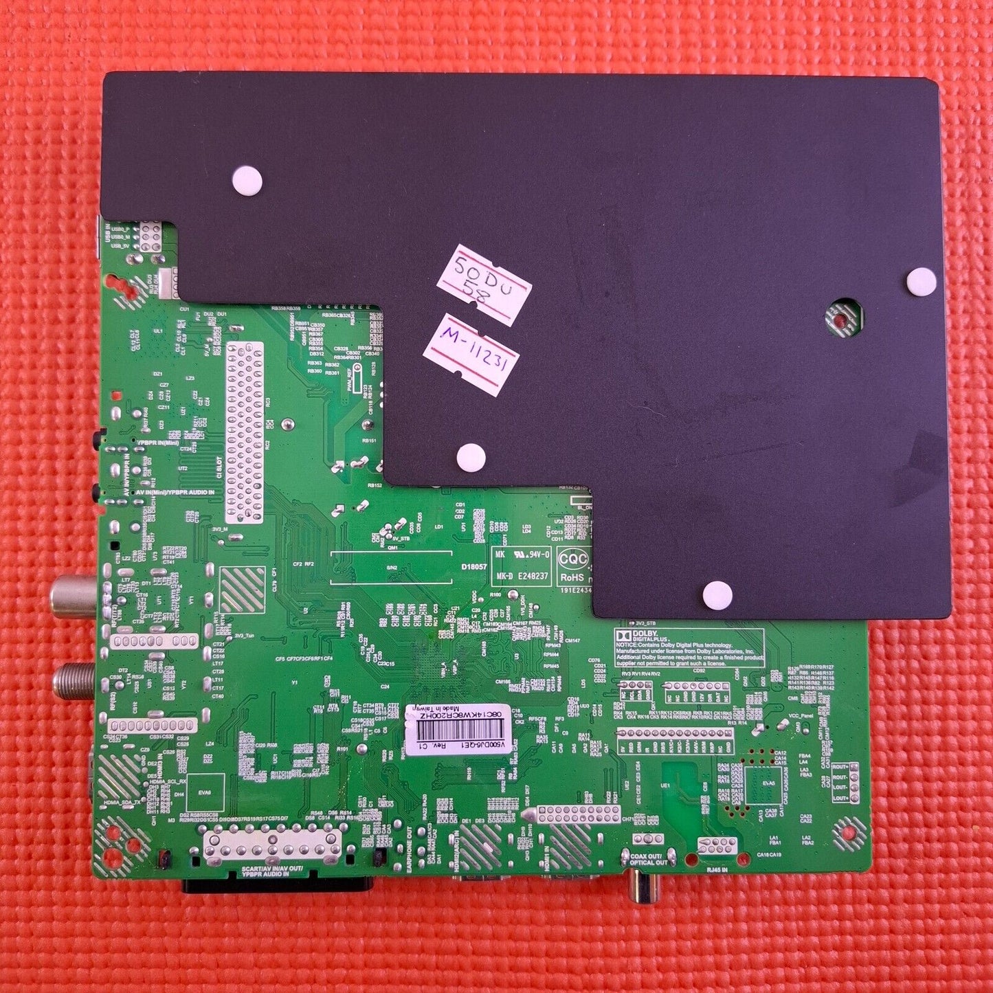 MAIN BOARD FOR TELEWIZOR 50DU58 50" LED TV TP.MS3686.PC821 SCREEN V500DJ6-QE1