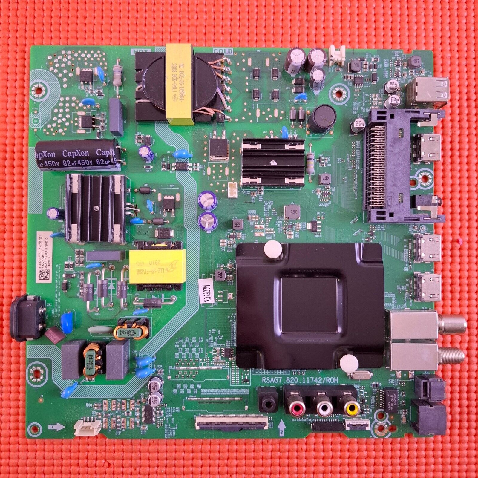 MAIN BOARD FOR HISENSE 55A6BGTUK 55" TV RSAG8.820.11742/ROH SCREEN HV550QUB-F70