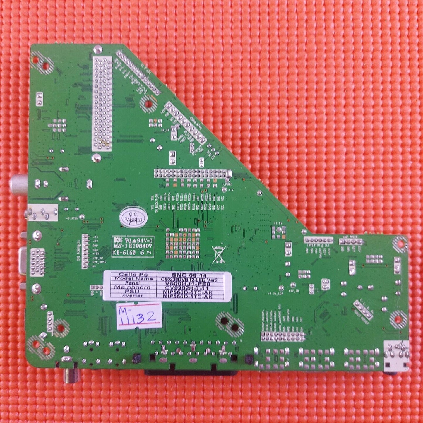 MAIN BOARD FOR CELLO C50238DVBT2-LED TV 44T1035 H CV9202H-T SCREEN V500HJ1-PE8