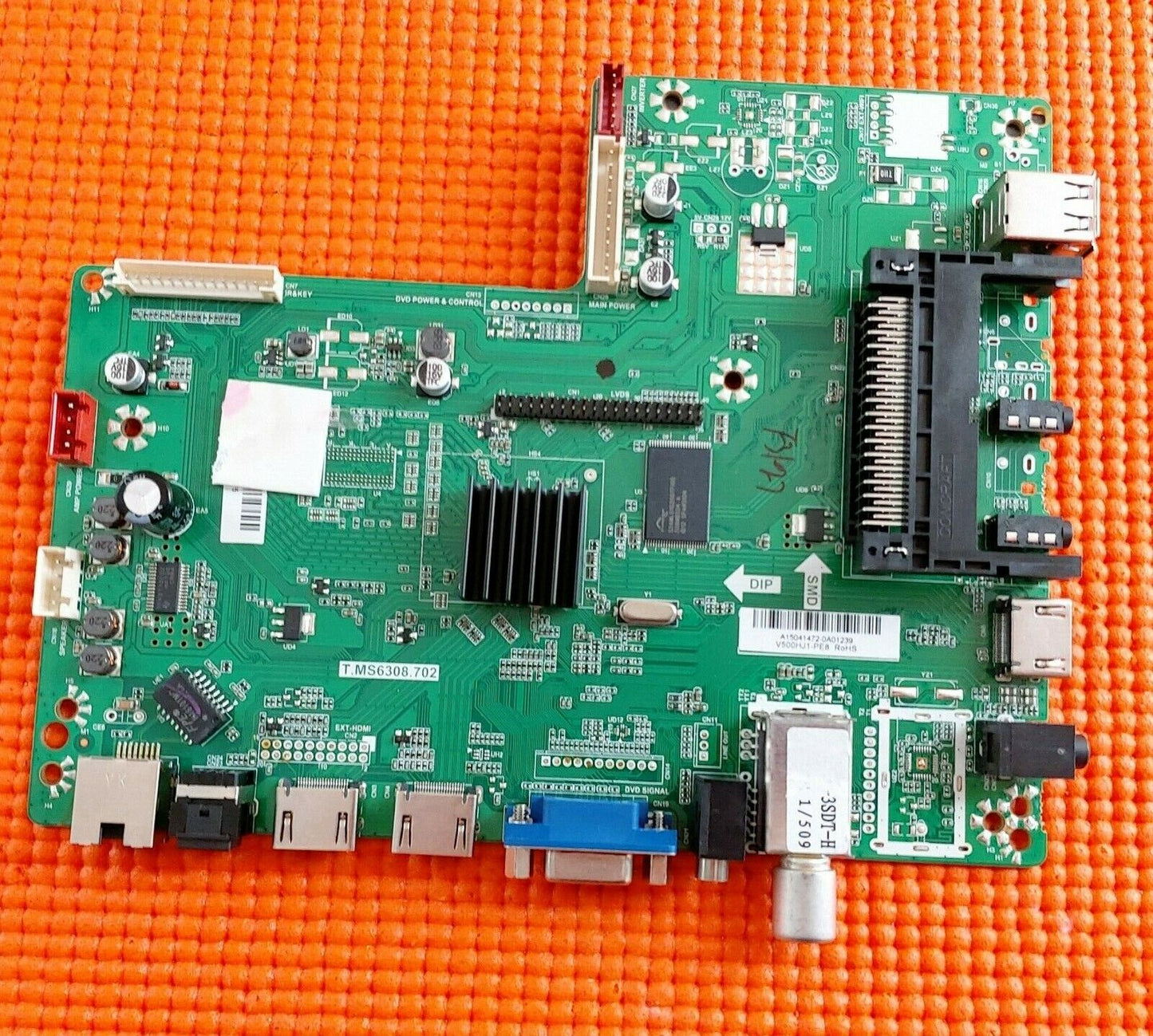 MAIN BOARD FR TECHNIKA 50/234Z 50F22B-FHD 50" TV T.MS6308.702 SCREEN V500HJ1-PE8