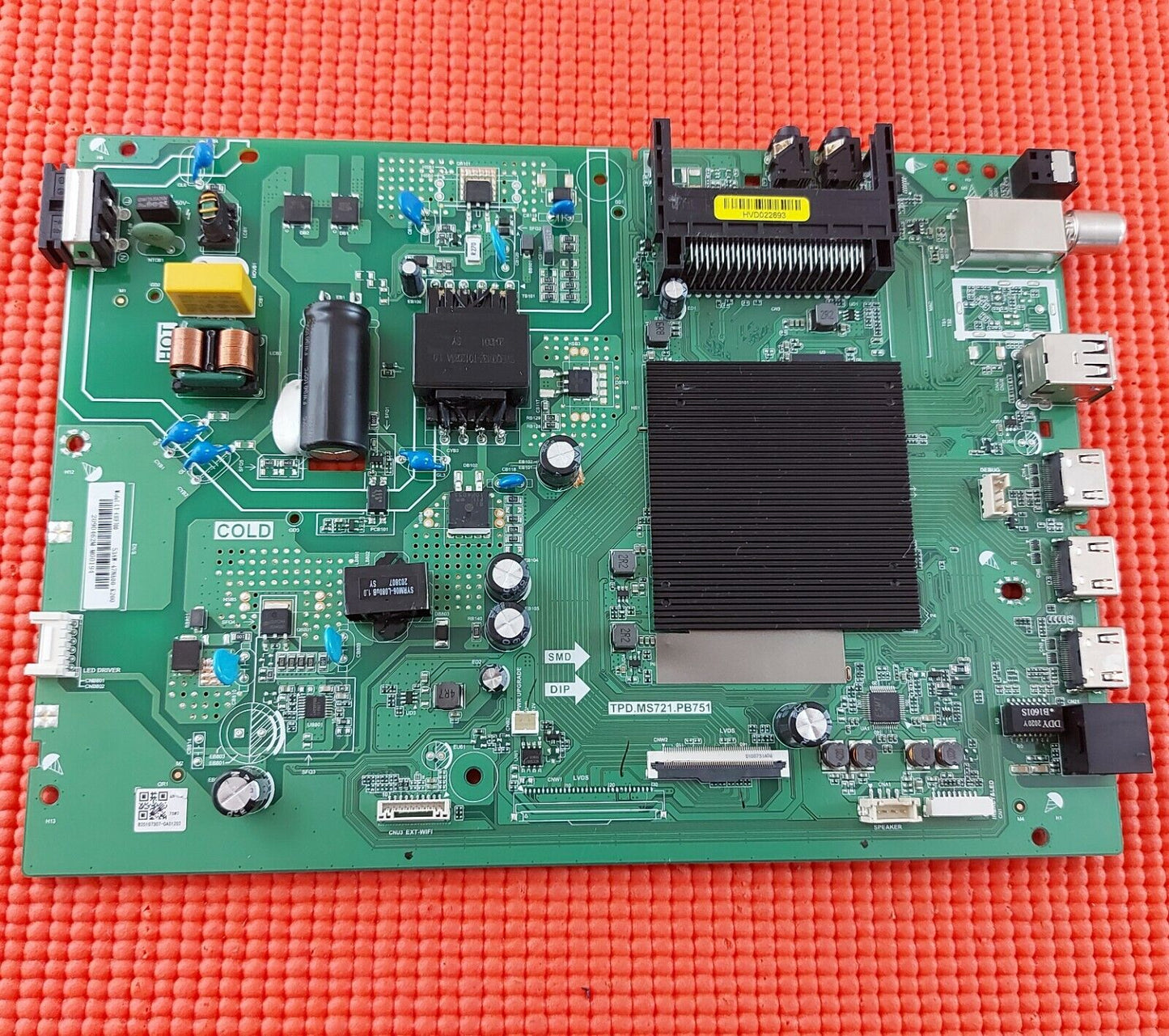 MAIN BOARD FOR JVC LT-43CF700 43" LED TV TPD.MS721.PB751 SCREEN HV430FHB-F90