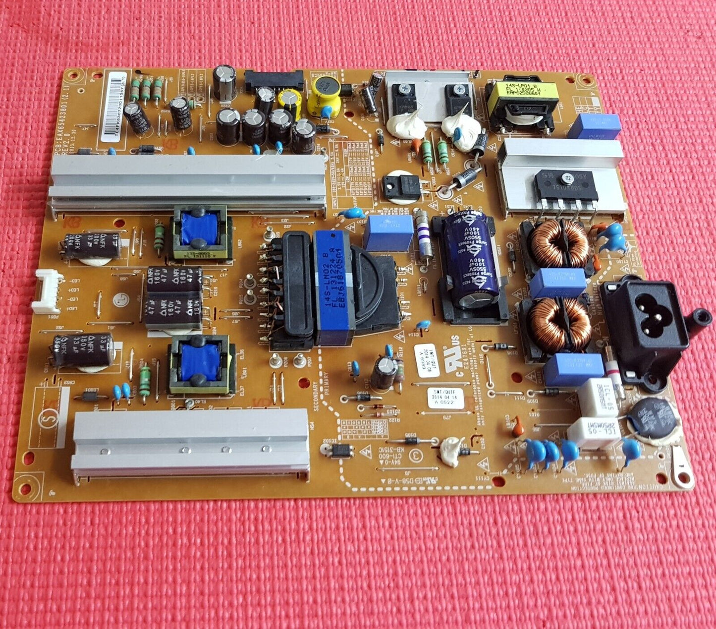 POWER BOARD FR LG 47LB580V 49LB5500 50LB561V 50LF580V TV EAX65423801 EAY63072001